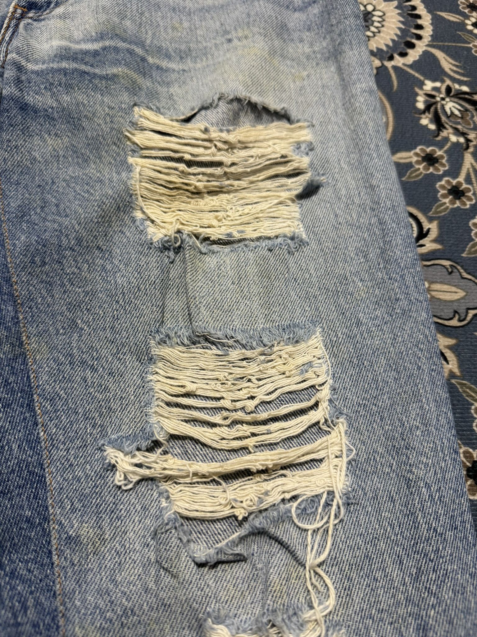 Beauty Beast × Levi's Vintage Levis Custom Distressed Style Jeans Size US 34 / EU 50 - 4 Thumbnail
