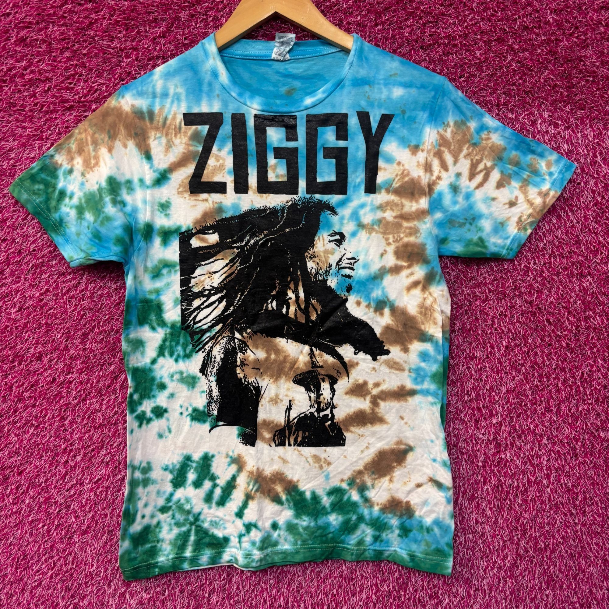 Band Tees Ziggy Marley 2023 Summer Tour at the Greek Reggae Tie Dye Sm Size US S / EU 44-46 / 1 - 1 Thumbnail