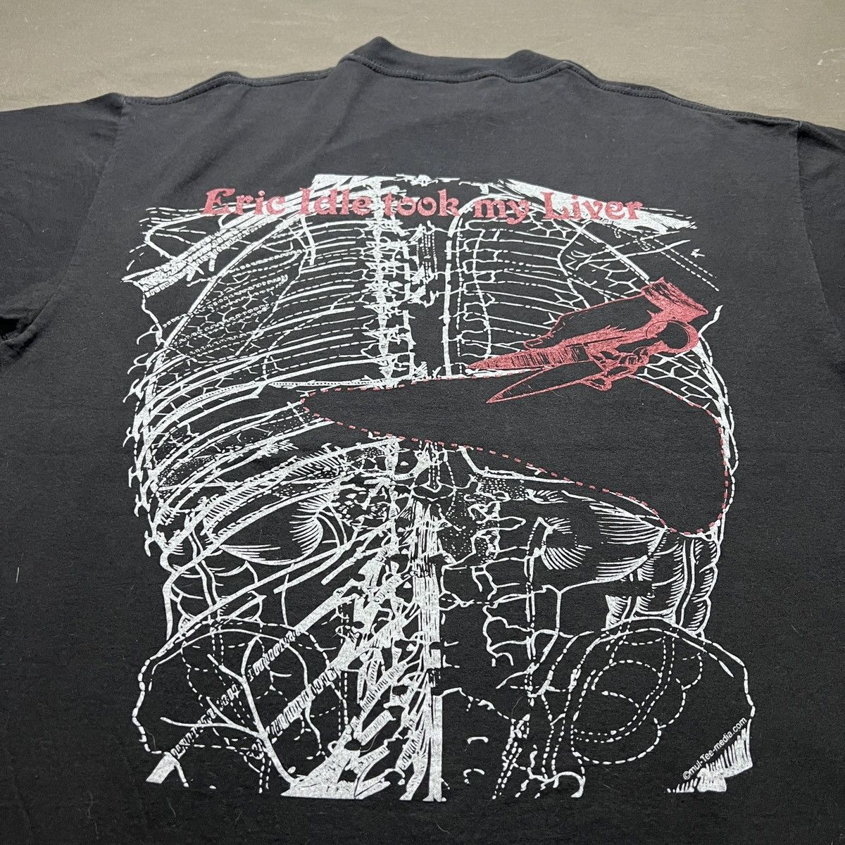 Arts & Science Vintage 90 LIVERDANCE CREW Skeleton Anatomy Graphic Tee XL Size US XL / EU 56 / 4 - 9 Thumbnail