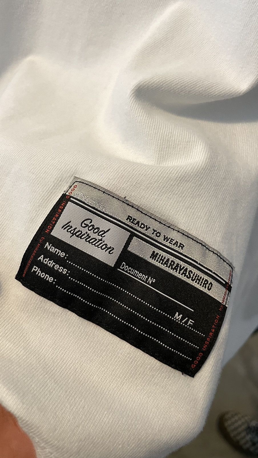 Designer × GU × Maison MIHARA YASUHIRO Miharayasuhiro GU Tee Good Inspiration Size US XL / EU 56 / 4 - 3 Thumbnail