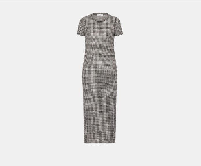 Dior o1w1db11124 Regular-Fit Mid-Length Dress in Black & White Size XL / US 12-14 / IT 48-50 - 1 Thumbnail