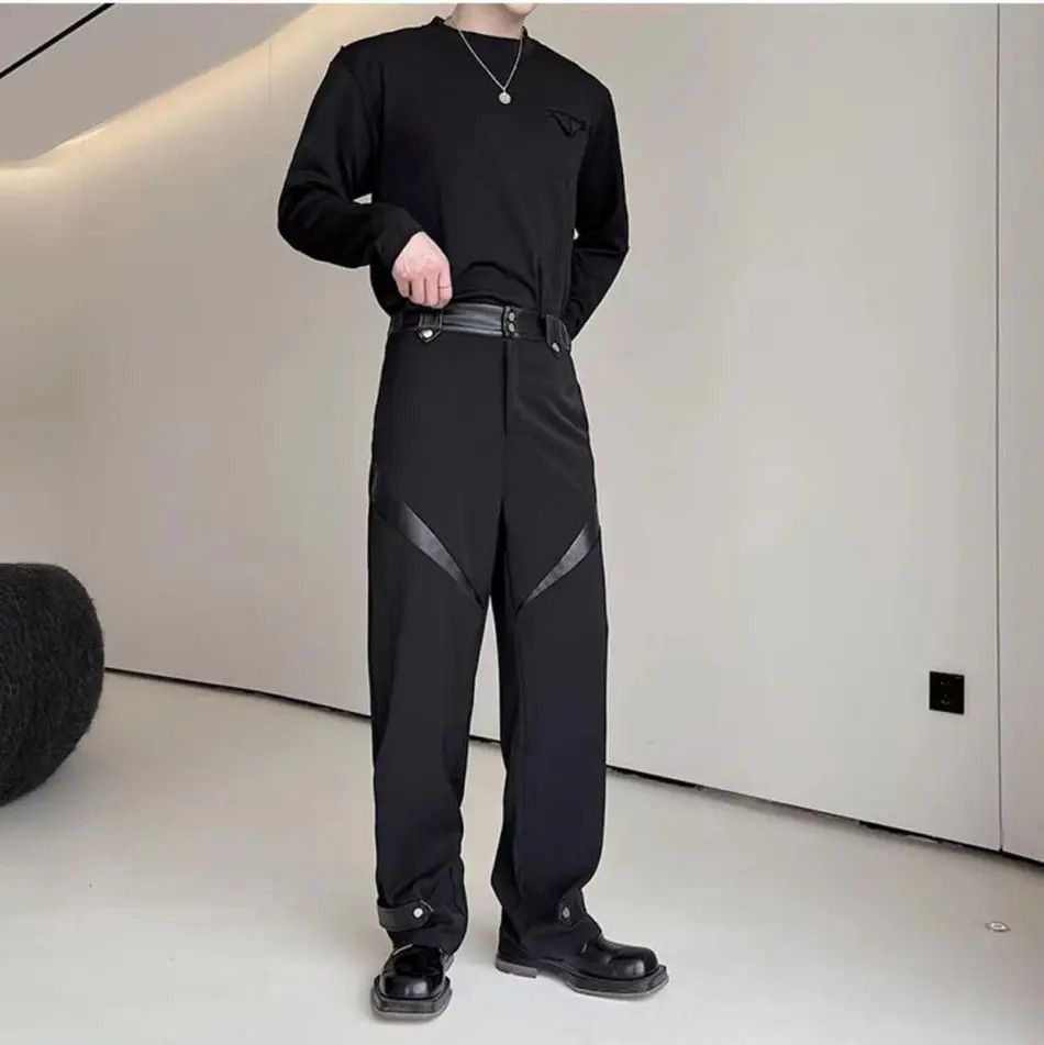 Japanese Brand × Vintage Black Patchwork Pants Size US 32 / EU 48 - 3 Thumbnail