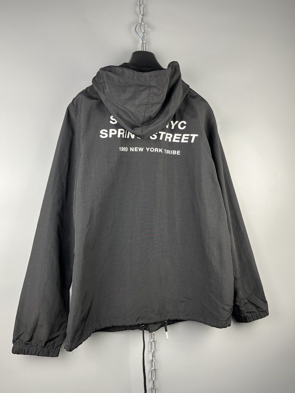 Stussy Vintage Stussy New York Tribe Button Hooded Jacket Size US L / EU 52-54 / 3 - 9 Thumbnail