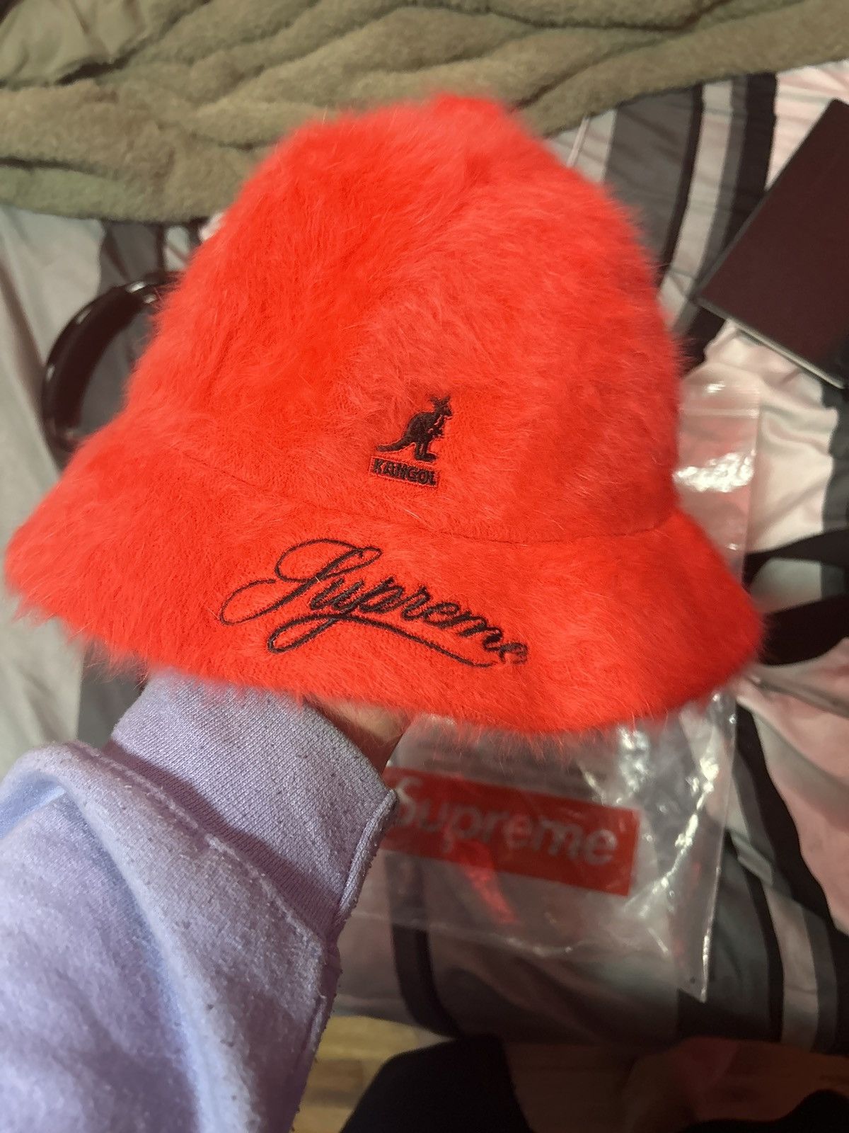 Supreme Supreme red kangol hat Sz XL | Grailed