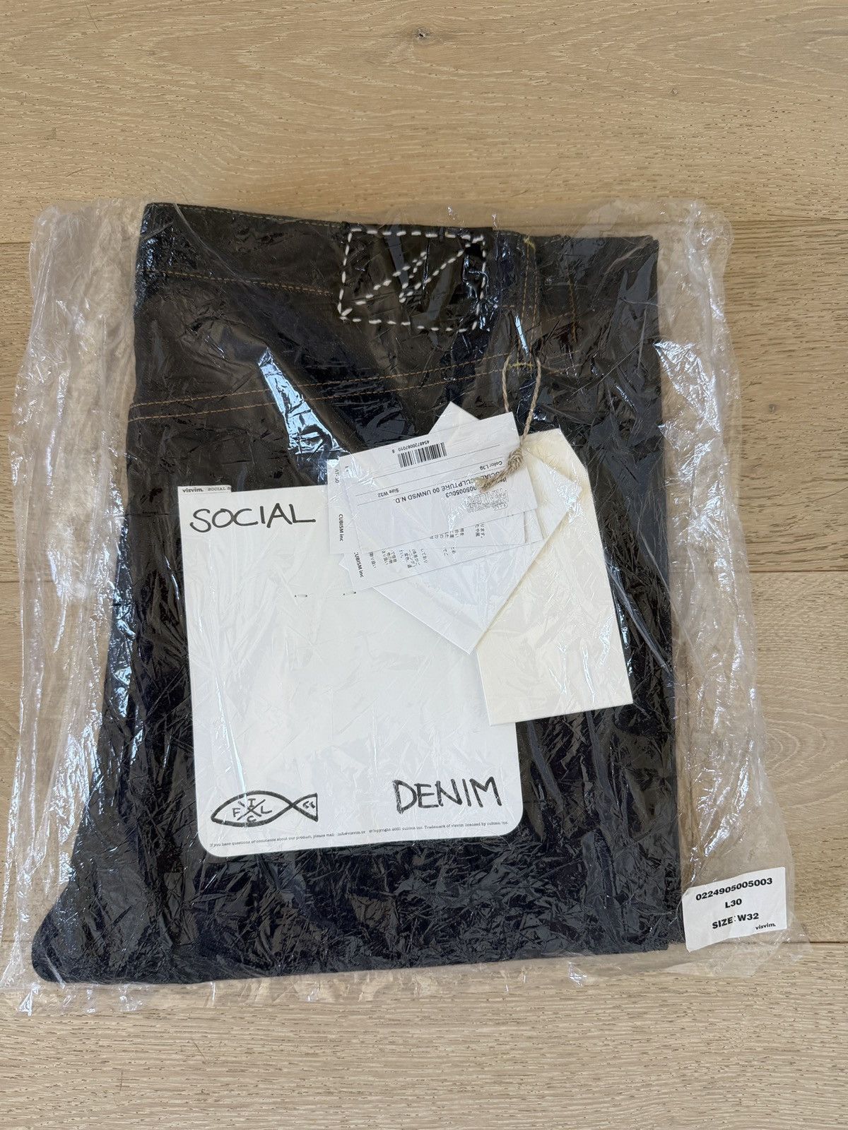 Visvim Visvim - Social Sculpture - Raw Denim Size US 32 / EU 48 - 1 Thumbnail