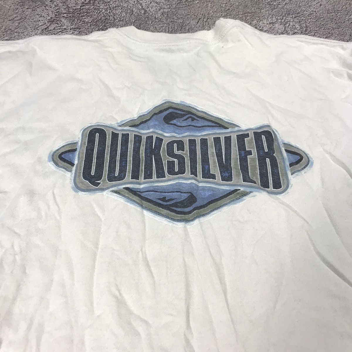 Vintage Vintage 90s Quicksilver Graphic Tee Sun Faded Skate Baggy XL Size US XL / EU 56 / 4 - 2 Thumbnail