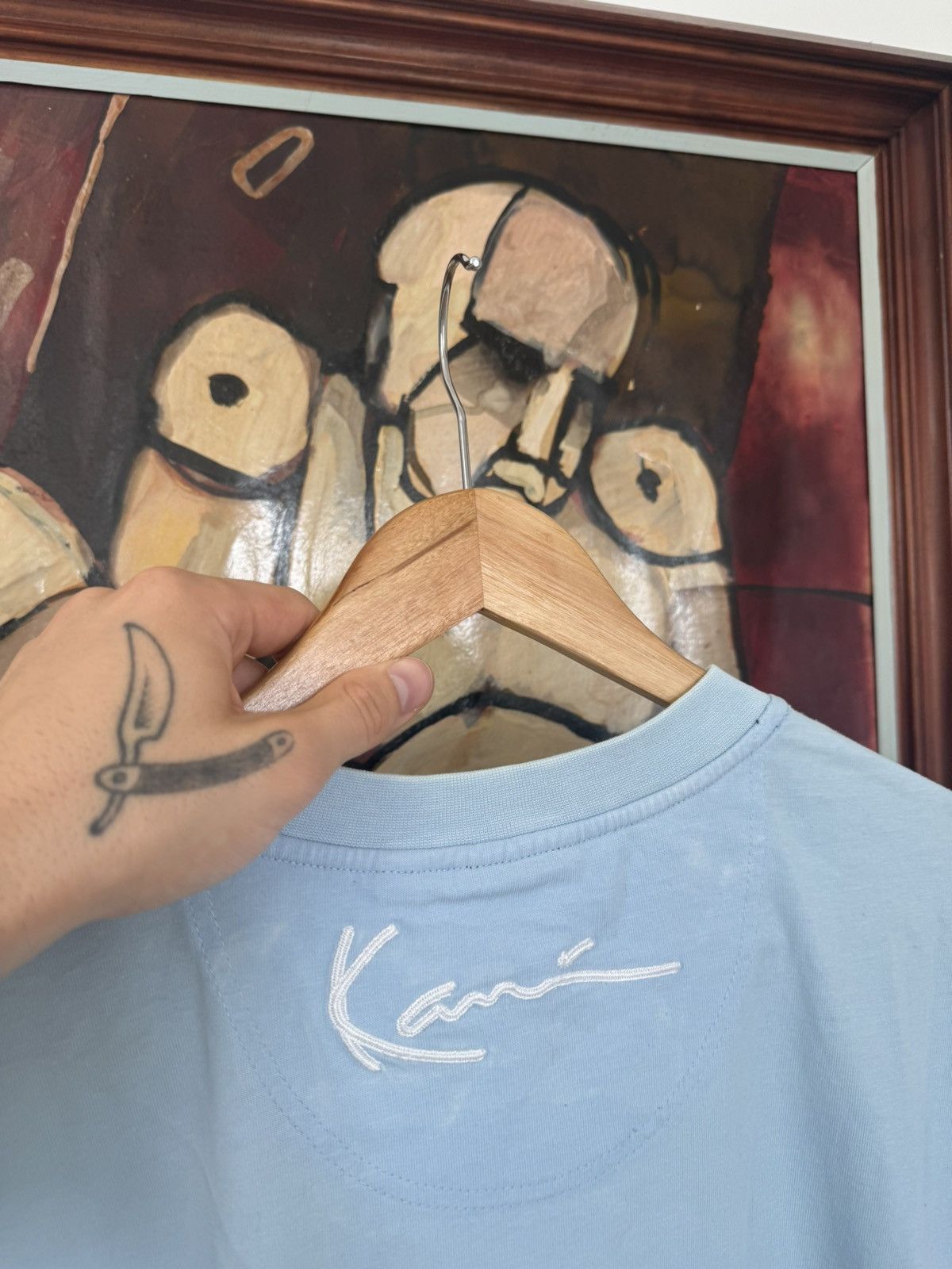 Karl Kani Vintage 90s Karl Kani Rap Logo Tee LV Vibe Monogram Hype Size US XL / EU 56 / 4 - 2 Thumbnail