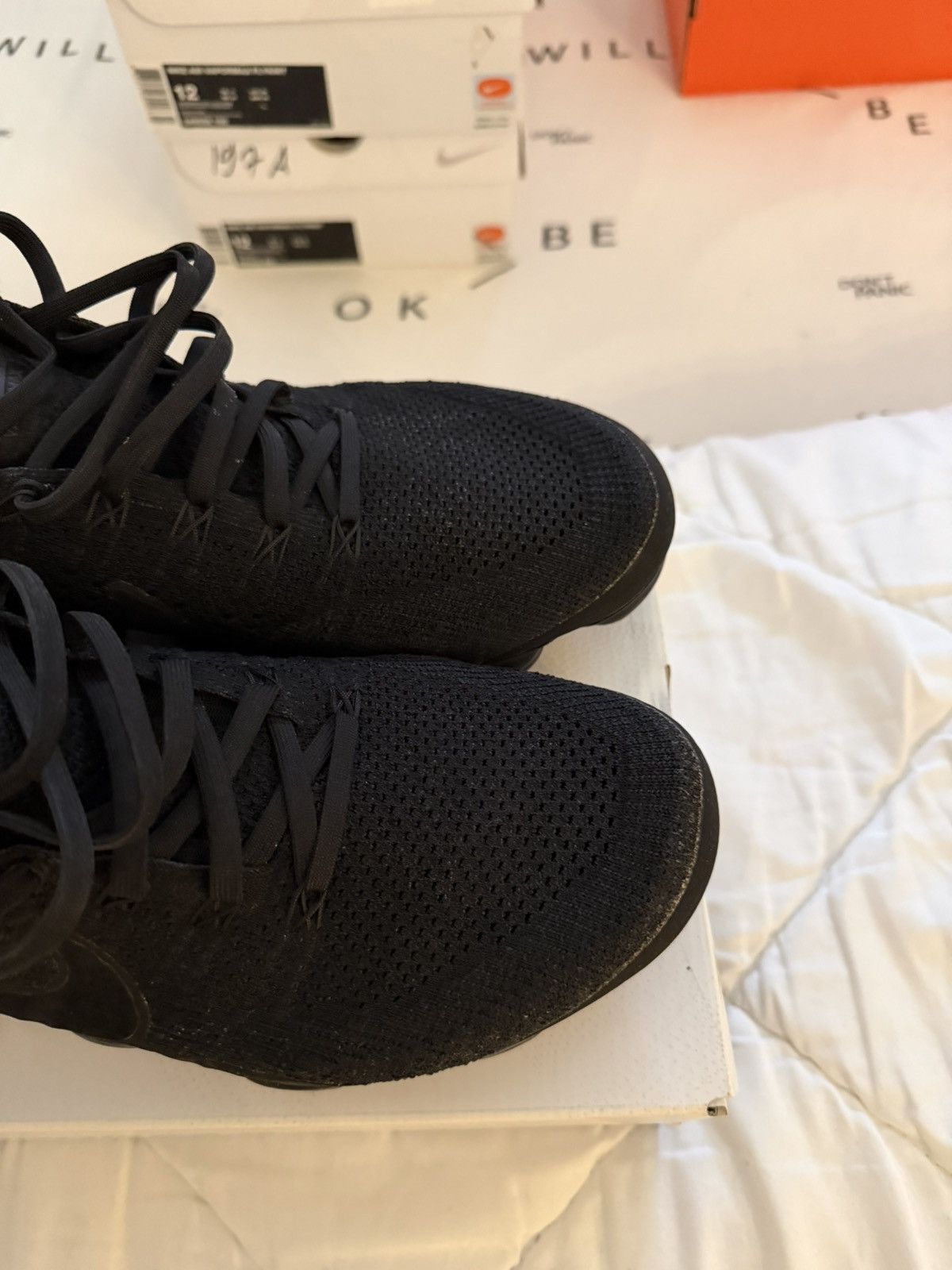 Nike Nike Air VaporMax Triple Black 12US Size US 12 / EU 45 - 5 Thumbnail