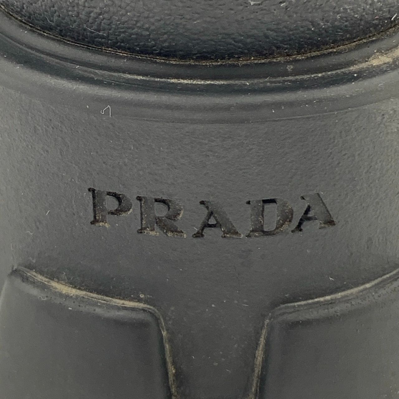 Prada Prada Lamb Fur-Lined Black Thick-Soled Mid-Calf Boots, Size Size US 7 / IT 37 - 2 Thumbnail