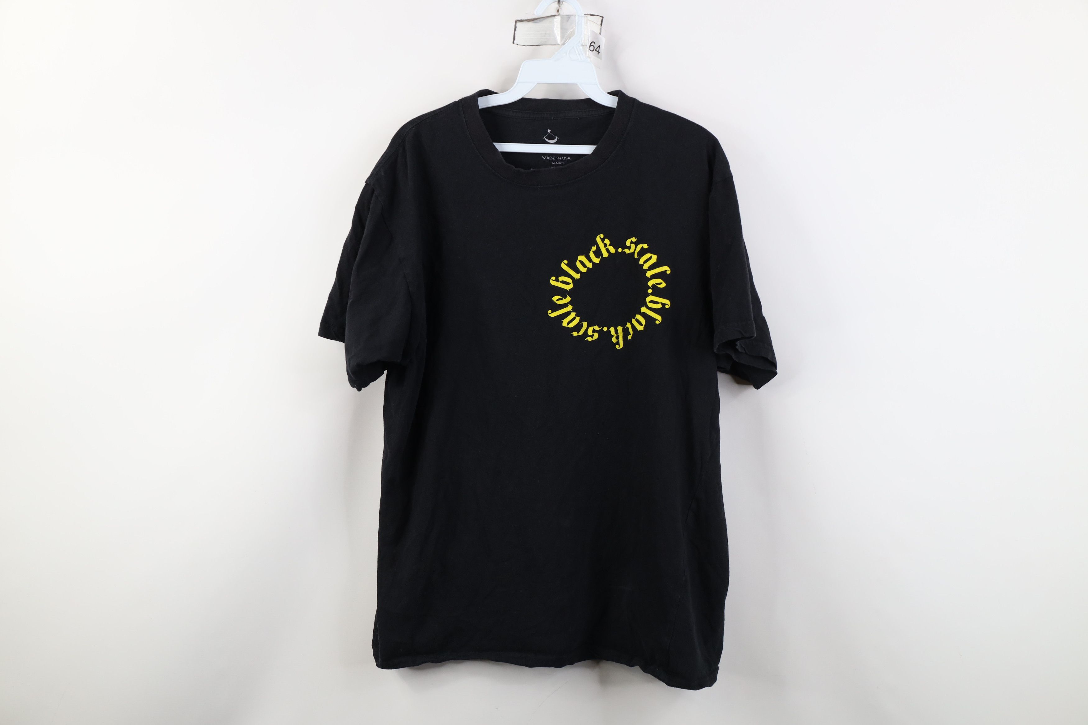Black Scale Black Scale ASAP Rocky Short Sleeve T-Shirt Black USA Cotton Size US XL / EU 56 / 4 - 1 Thumbnail
