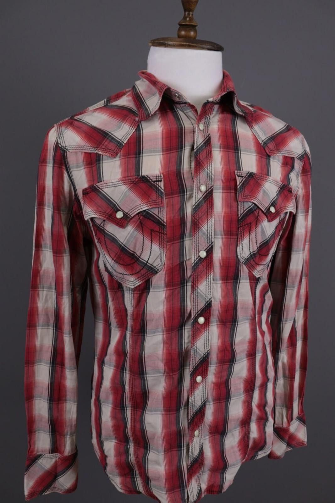 True Religion True Religion Multicolor Check Snap Pockets Shirt Size L Size US L / EU 52-54 / 3 - 4 Thumbnail