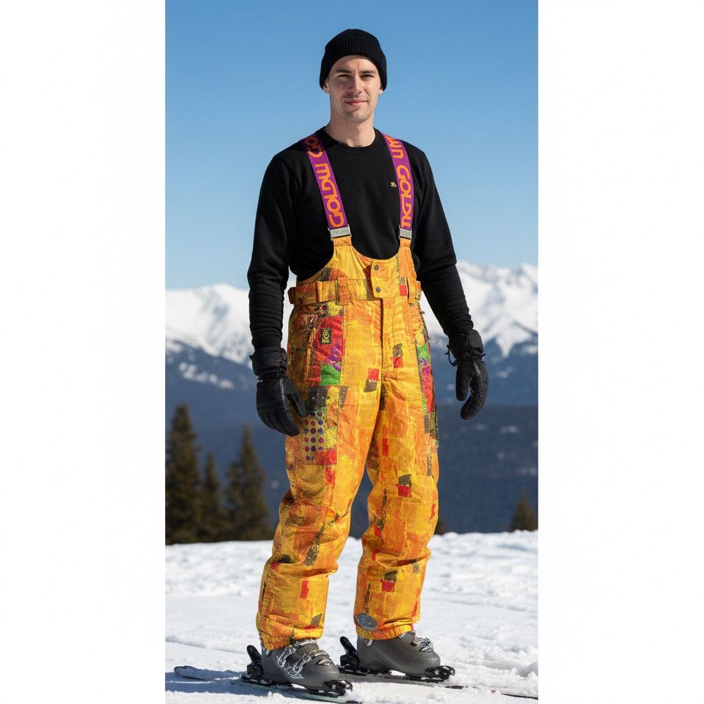 Goldwin Vintage Goldwin Ski Pants Jumpsuits Size US 33 - 1 Thumbnail