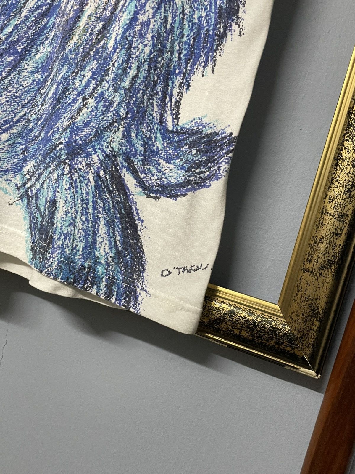 Designer × Vintage Vitage 1990s Designer Tom Cat Arwork Summer Fullprint Tee Size US M / EU 48-50 / 2 - 5 Thumbnail