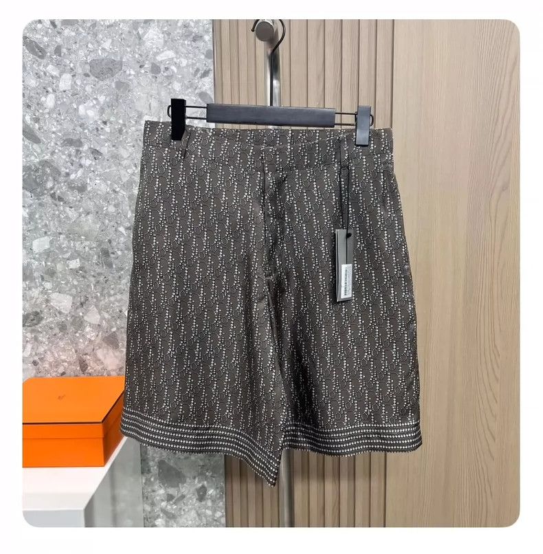 Dior Dior 3D old flower mulberry silk shorts Size US 30 / EU 46 - 1 Thumbnail