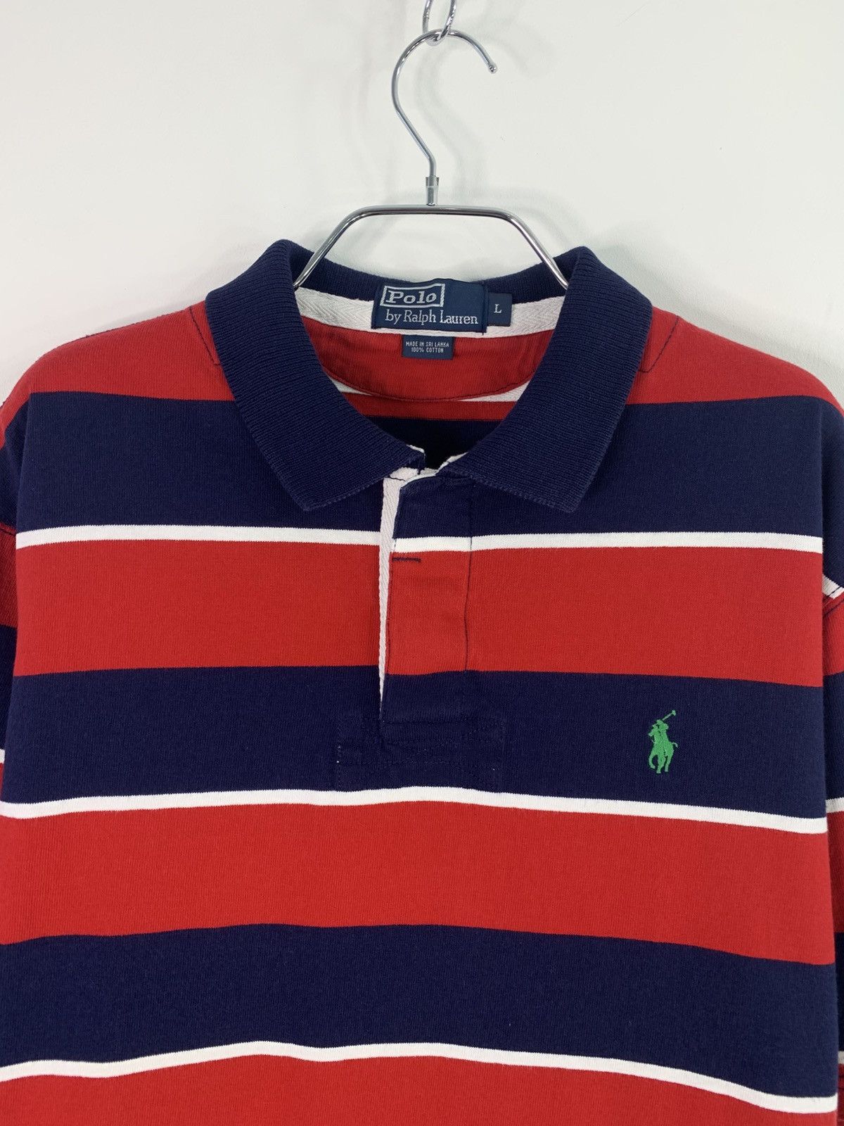 Polo Ralph Lauren × Ralph Lauren × Vintage Polo Ralph Lauren Vintage Heavy Polo T-Shirt L/XL Size Size US L / EU 52-54 / 3 - 3 Thumbnail