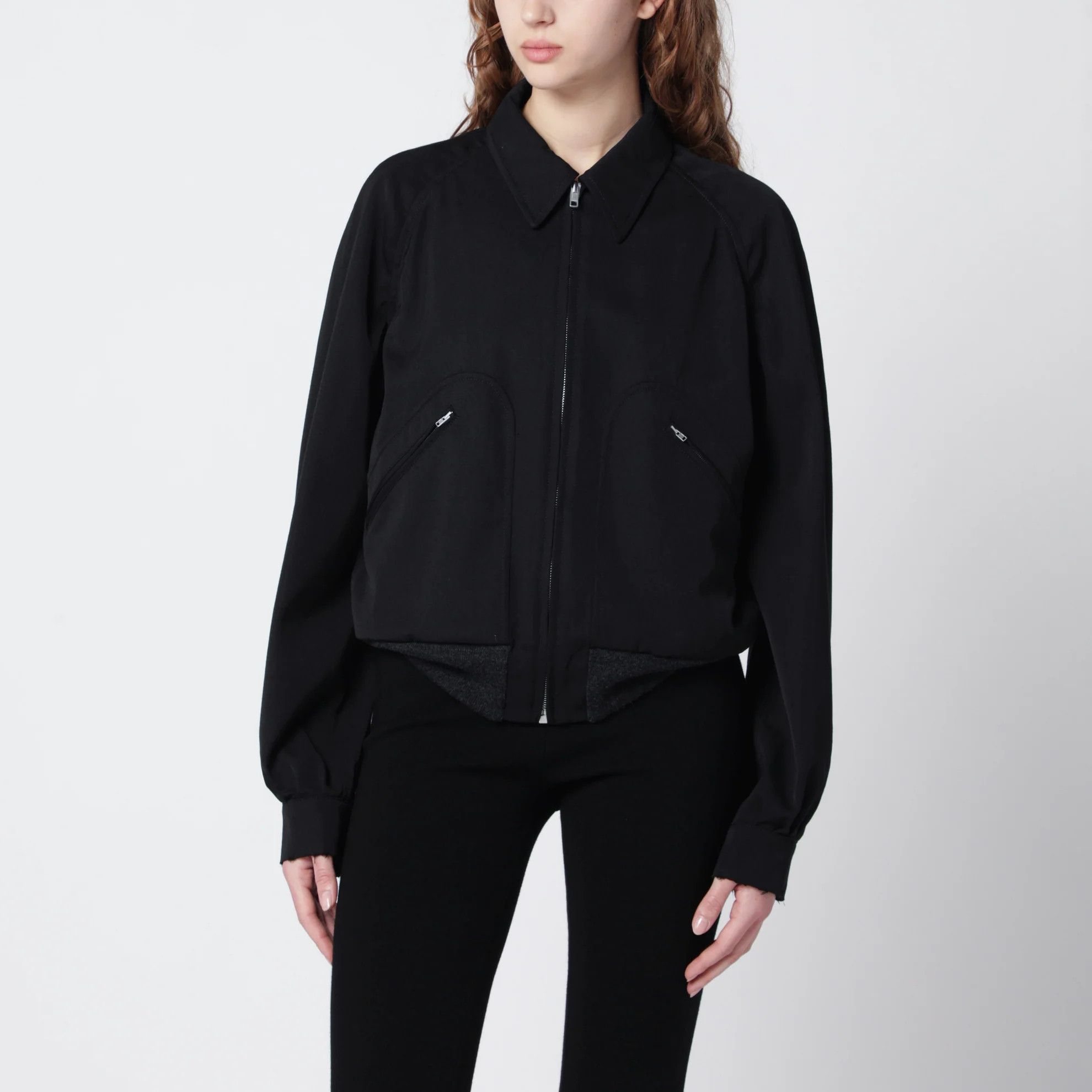 Maison Margiela o1d2blof0426 Zip Up Jacket in Black Size S / US 4 / IT 40 - 4 Thumbnail