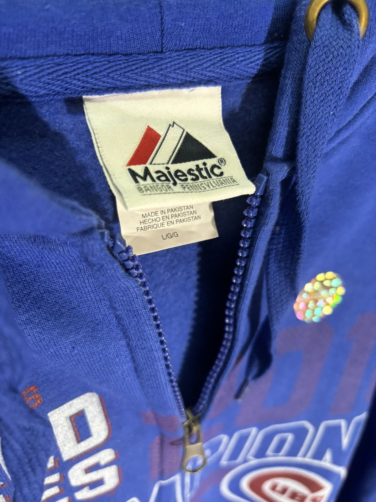 MLB 2016 MLB Cubs World Series Hoodie Size US L / EU 52-54 / 3 - 3 Thumbnail