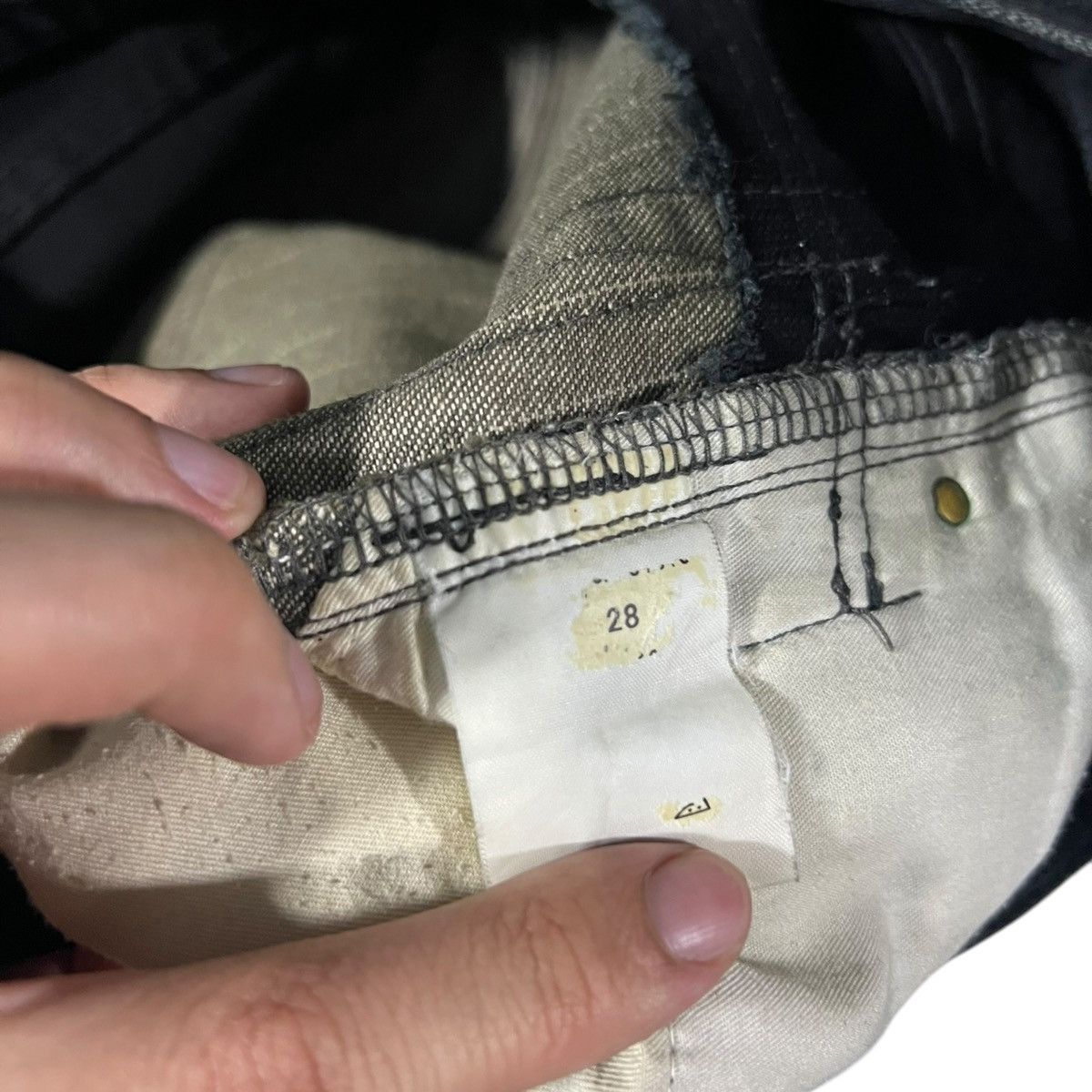 If Six Was Nine Ifsixwasnine pinstripe sera laceup denims Size US 28 / EU 44 - 5 Thumbnail