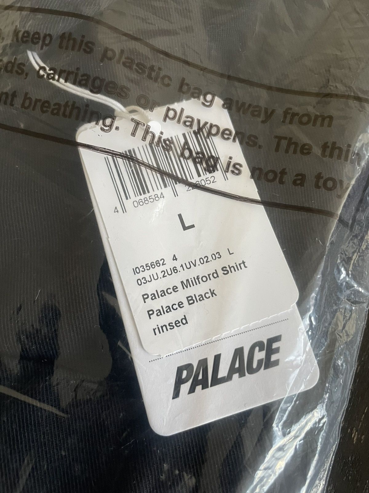 Carhartt Wip × Palace Palace x Carhartt Wip Black Milford Shirt Size US L / EU 52-54 / 3 - 6 Thumbnail