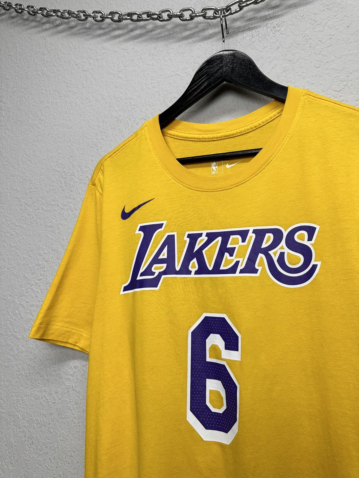 Nike Nike Lakers T-Shirt Basketball Soccer Jersey Streetwear Size US M / EU 48-50 / 2 - 3 Thumbnail