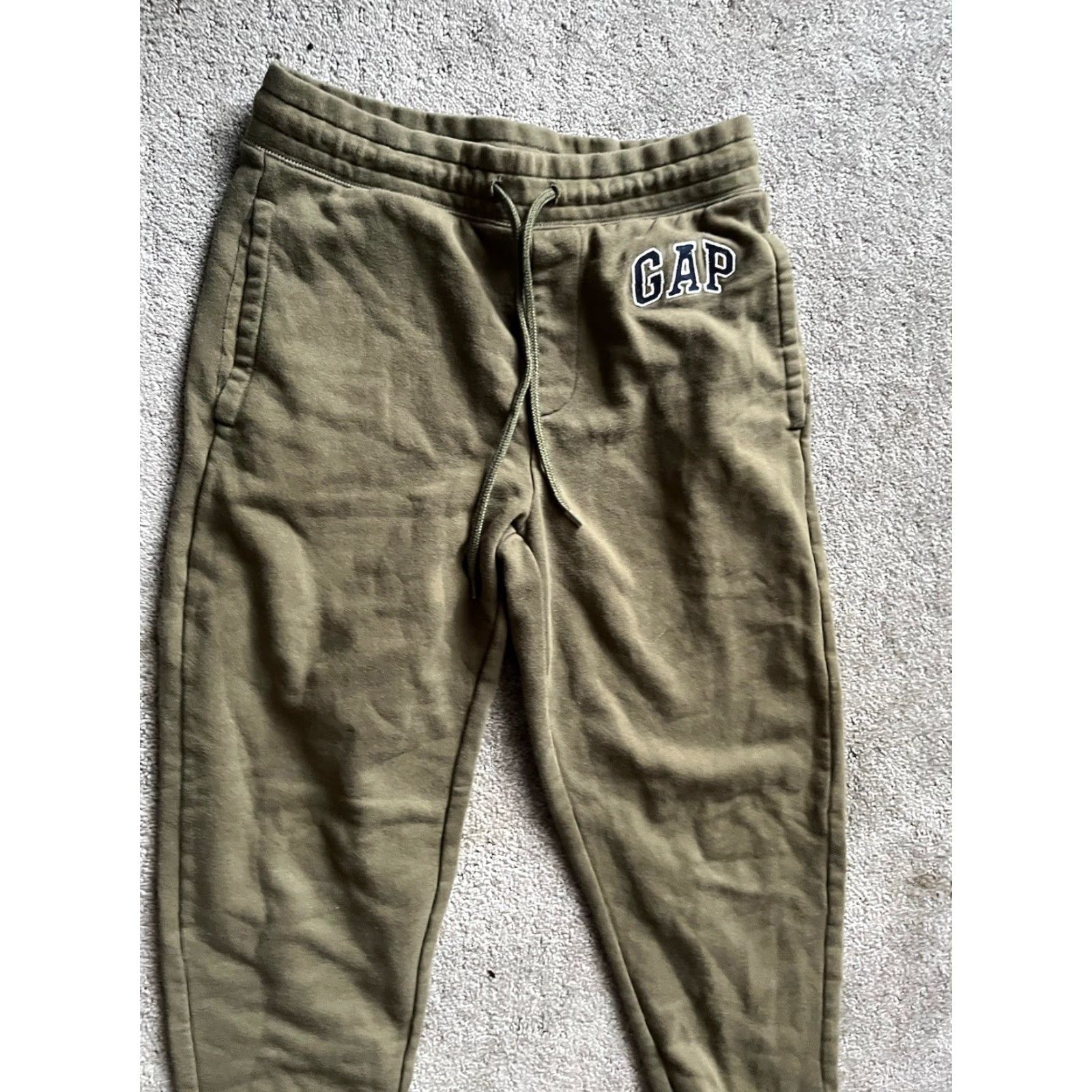 Gap VINTAGE Gap Women’s Sweatpants Lounge Pants Solid Green XS Adults Activewear Size 26" / US 2 / IT 38 - 2 Thumbnail