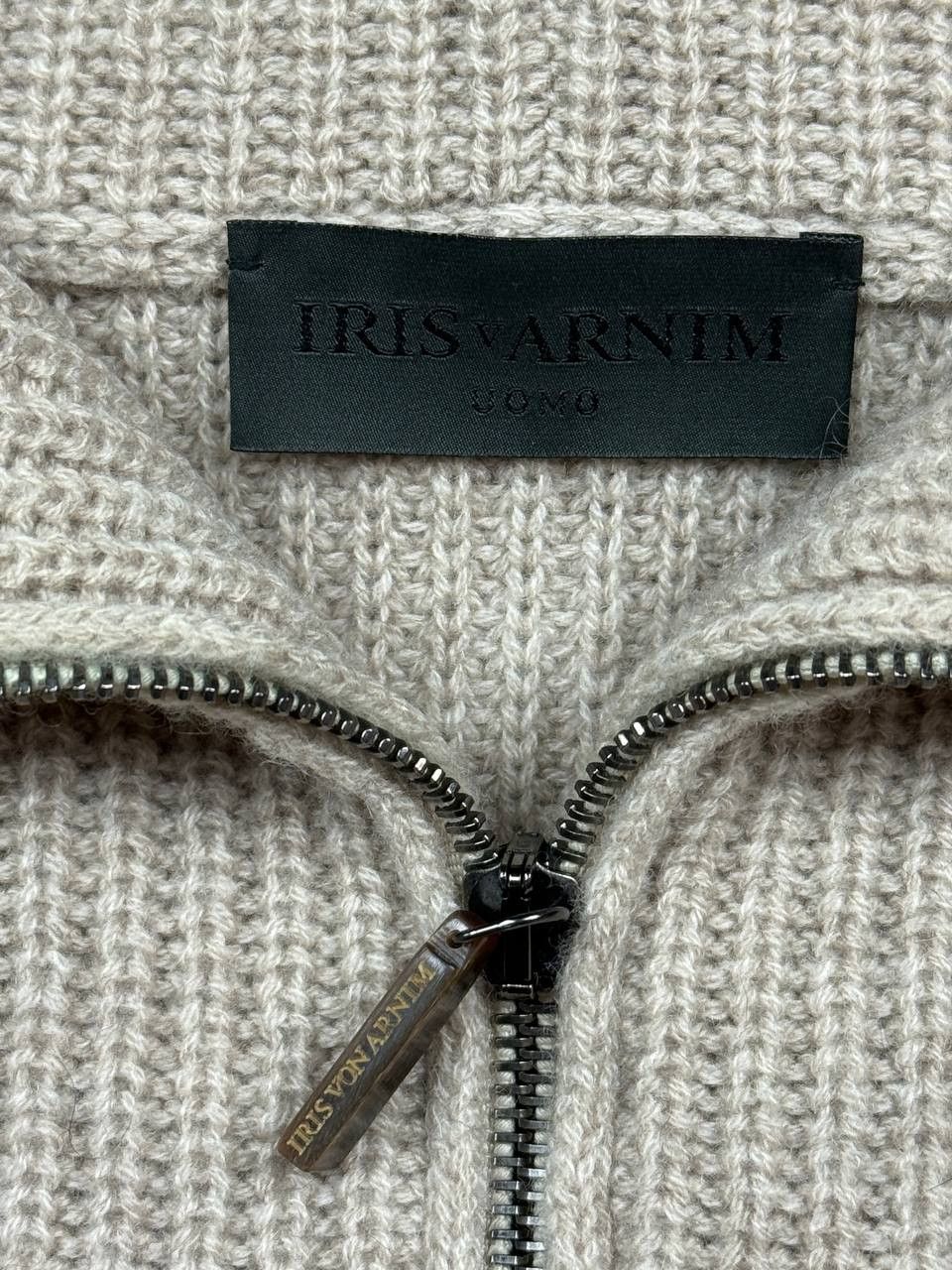 Iris von Arnim Iris Von Arnim 1/4 Zip Luxury Uomo Cashmere Sweater Navy Size US S / EU 44-46 / 1 - 8 Thumbnail