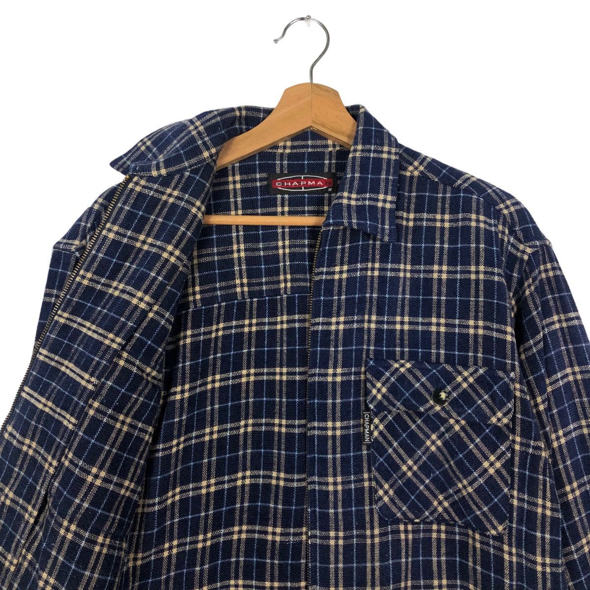 Japanese Brand 🔥90’s Vintage Flannel Jacket Checked Tartan Chapman Japan Size US M / EU 48-50 / 2 - 9 Thumbnail