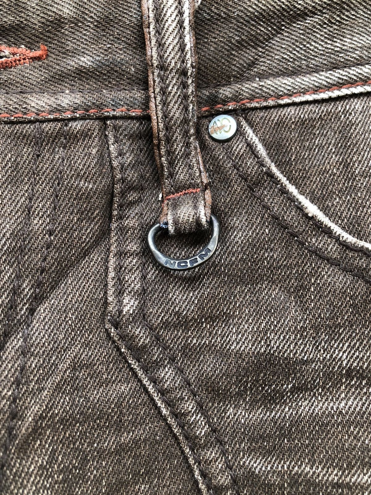 Japanese Brand × Le Grande Bleu (L.G.B.) THRASHED💥 Nicole Club For Men Washed Denim Size US 32 / EU 48 - 5 Thumbnail