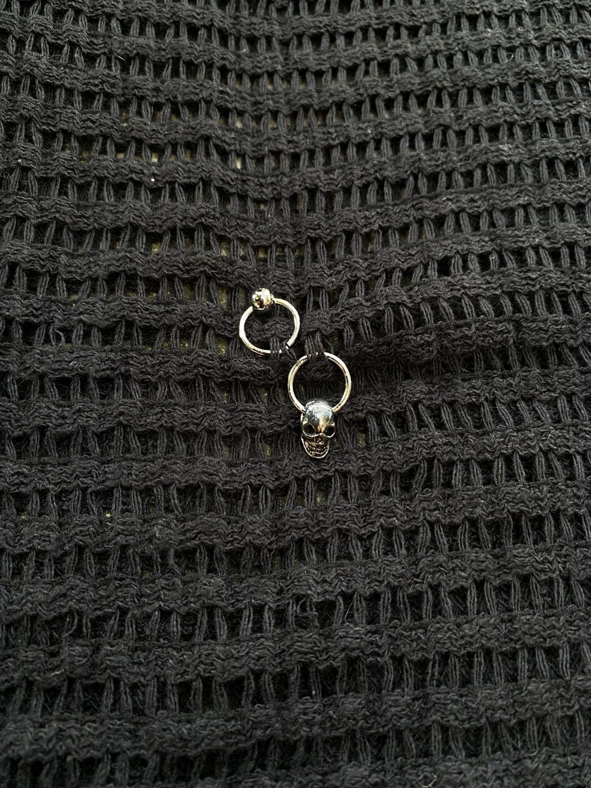 Japanese Brand GLAD NEWS EARRING SKULL NET MESH TOPS Size US S / EU 44-46 / 1 - 5 Thumbnail