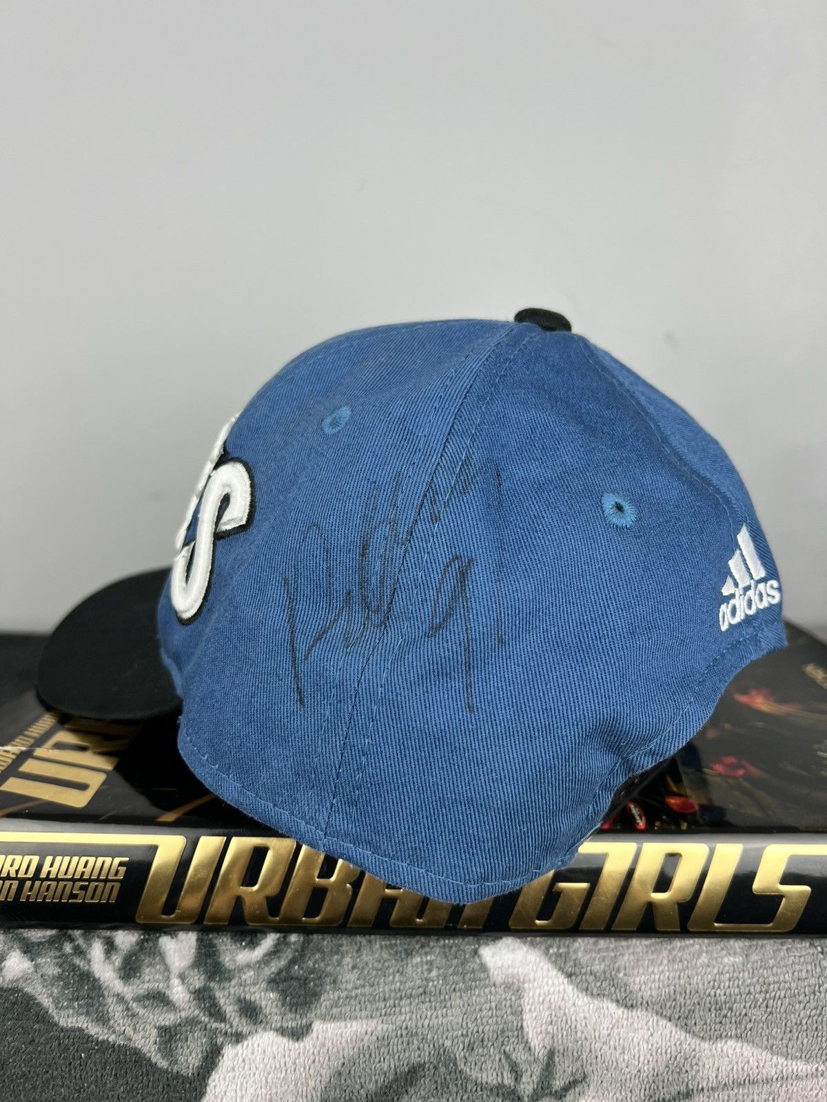 Adidas × NBA × Signatures Ricky Rubio signed Cap Adidas Minnesota Timberwolves NBA Size ONE SIZE - 1 Thumbnail
