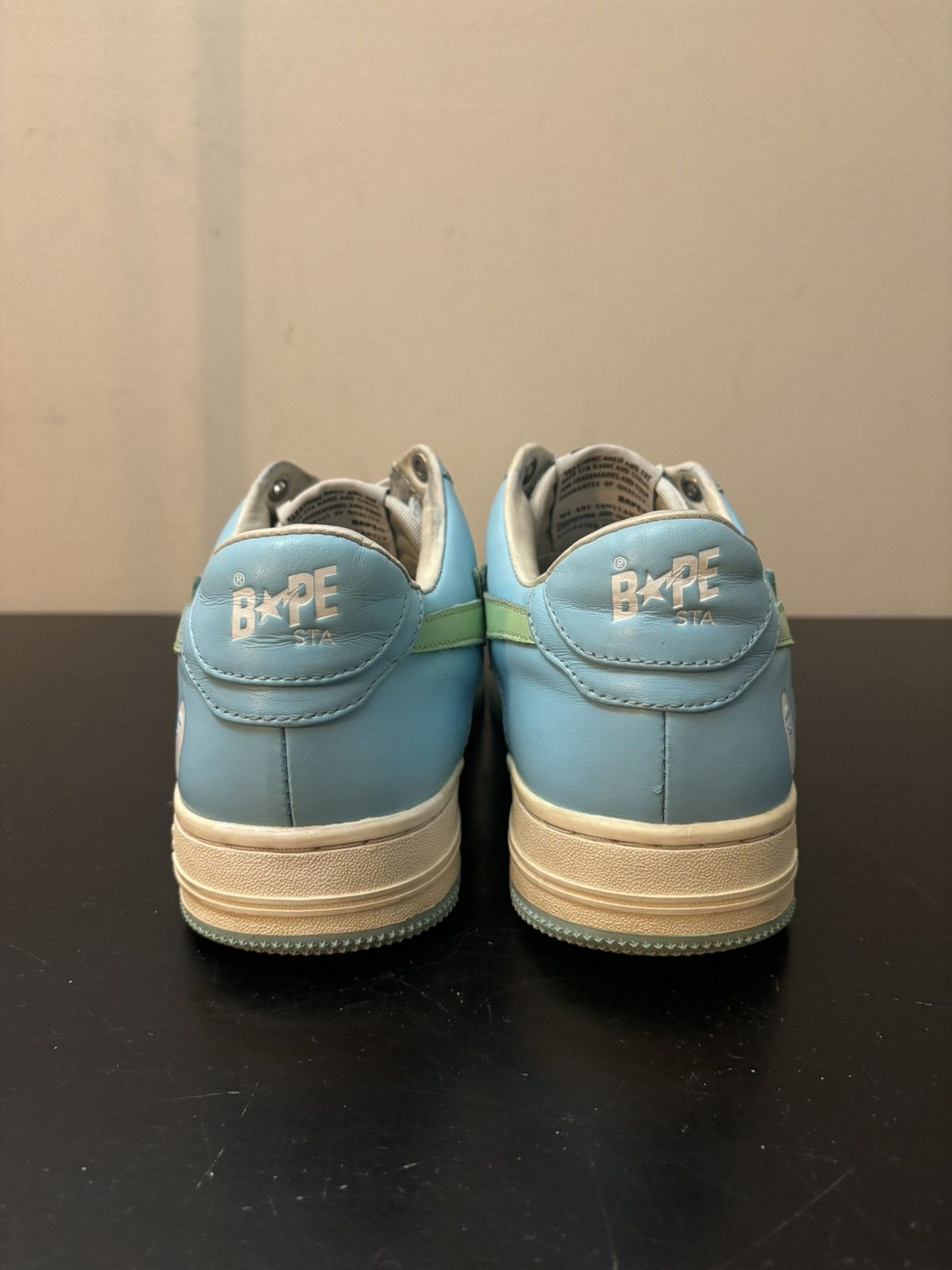 Bape A Bathing Ape Bape Sta Pastel Blue Green Sax Size US 8.5 / EU 41-42 - 5 Thumbnail