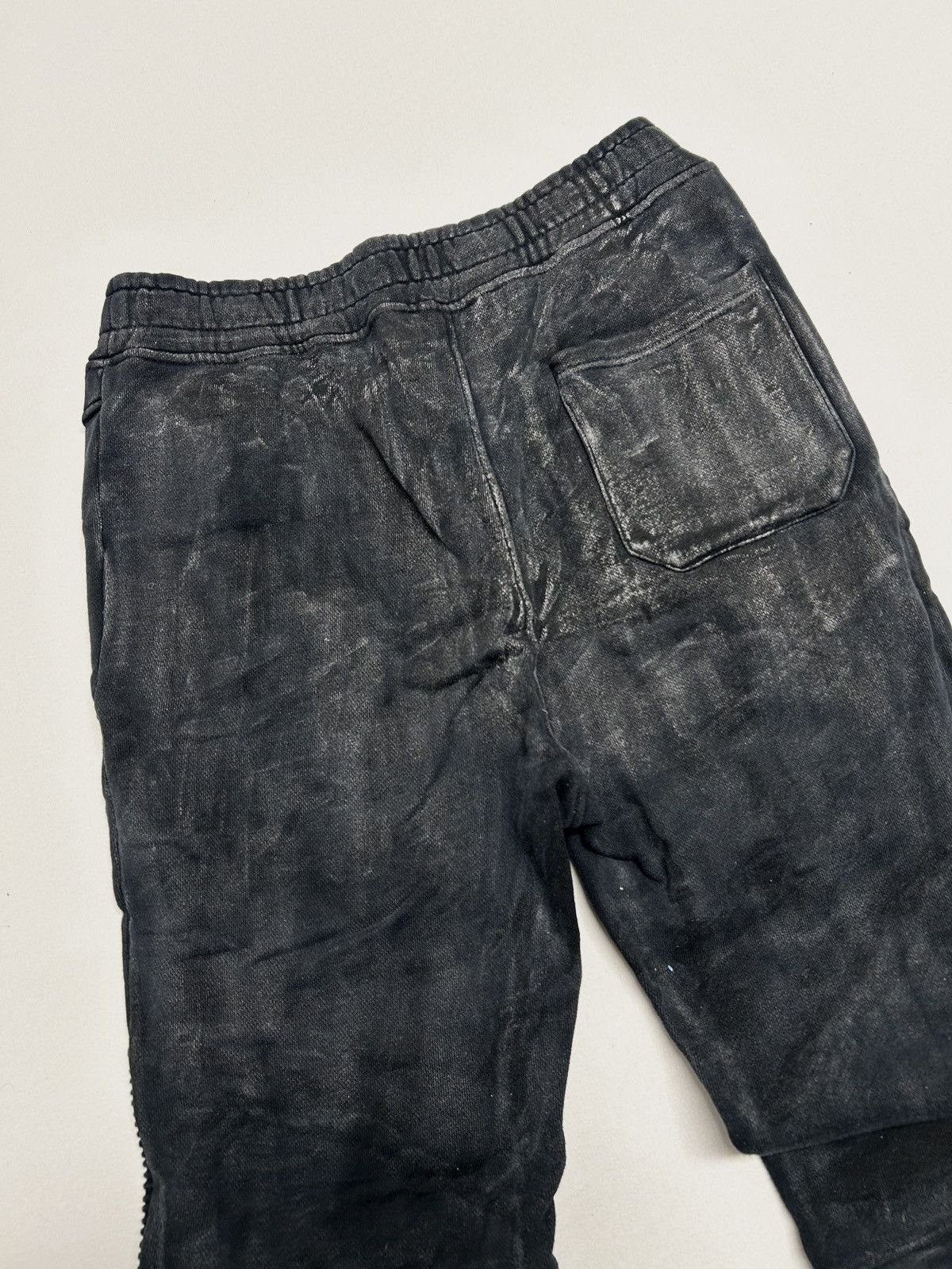 Balmain SS2014 Waxed Biker Sweatpants Size US 32 / EU 48 - 8 Thumbnail