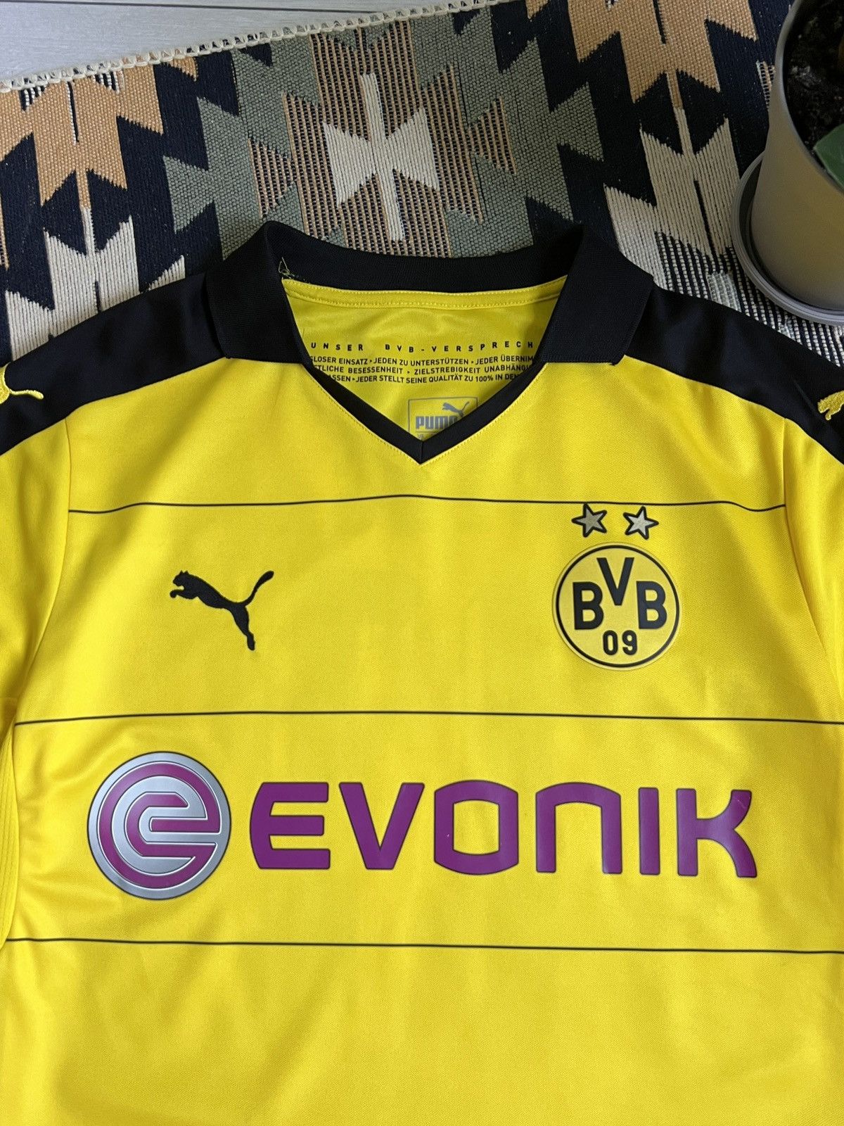 Puma Puma Borussia Dortmund 2015/16 Home Reus #11 Soccer Jersey Size US M / EU 48-50 / 2 - 6 Thumbnail