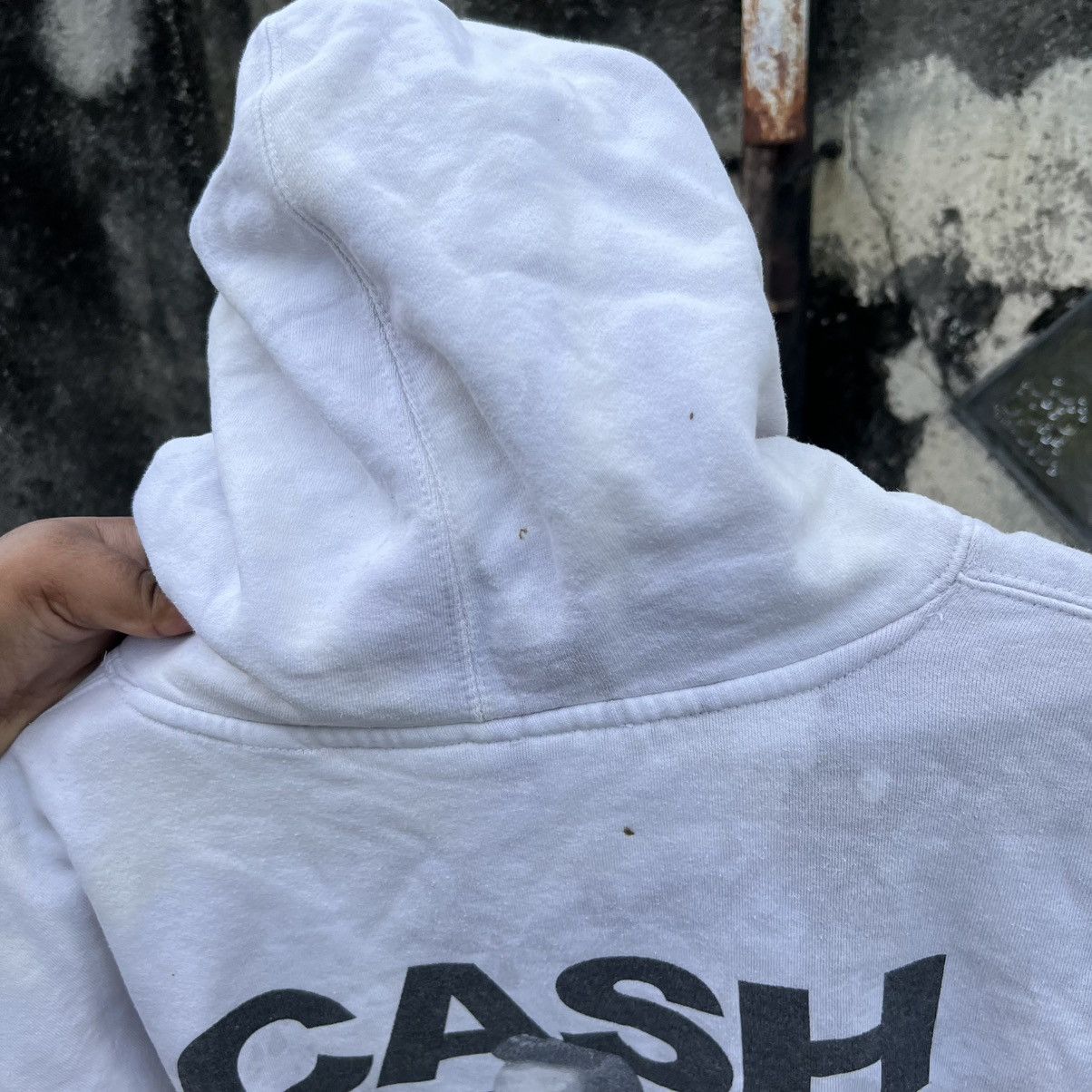 Diamond Supply Co. “RARE” DIAMOND SUPPLY CO. X JOHNNY CASH TRASHED HOODIE Size US M / EU 48-50 / 2 - 22 Thumbnail