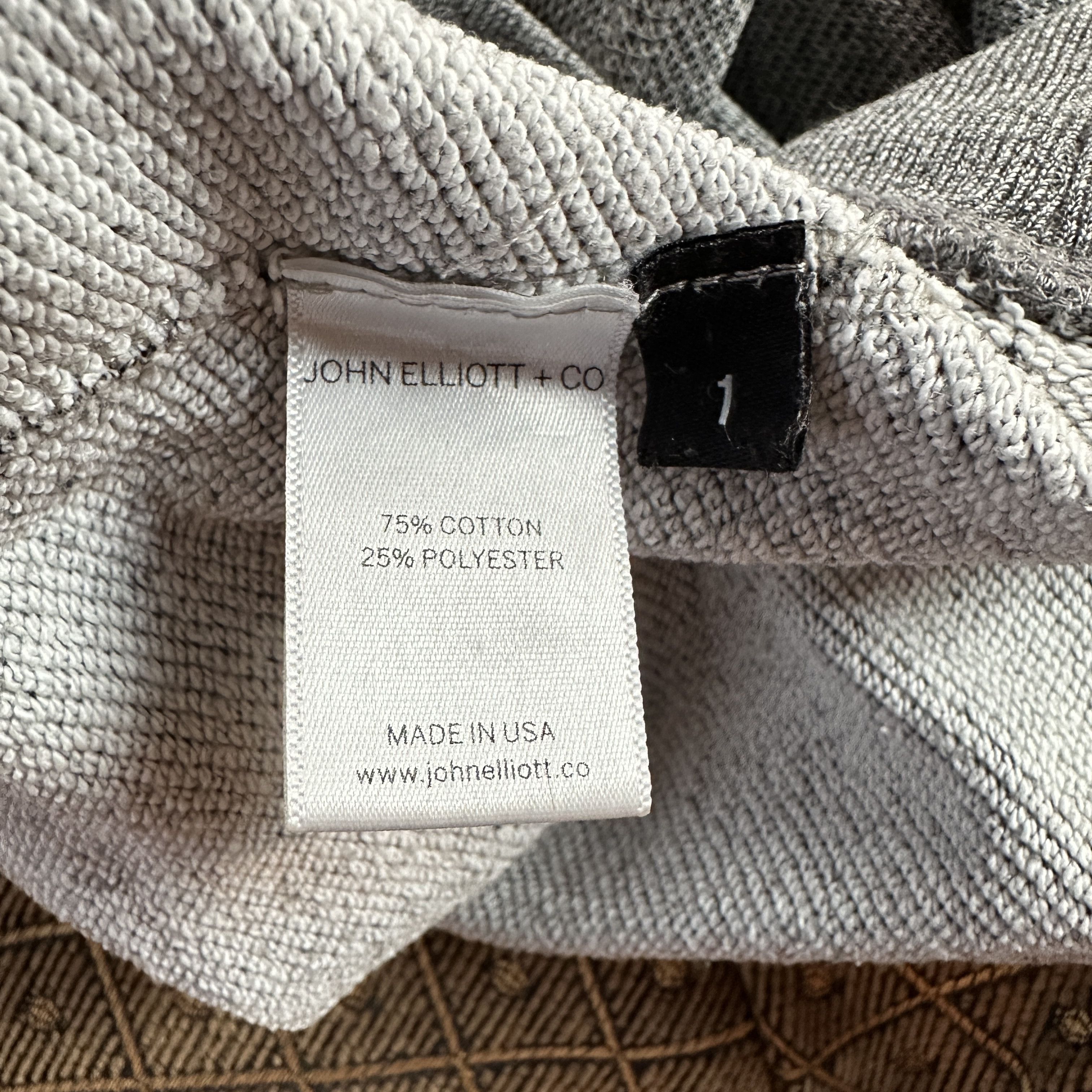 John Elliott Clash Crewneck Sweatshirt - Size Small (JE Size 1) Size US S / EU 44-46 / 1 - 9 Thumbnail