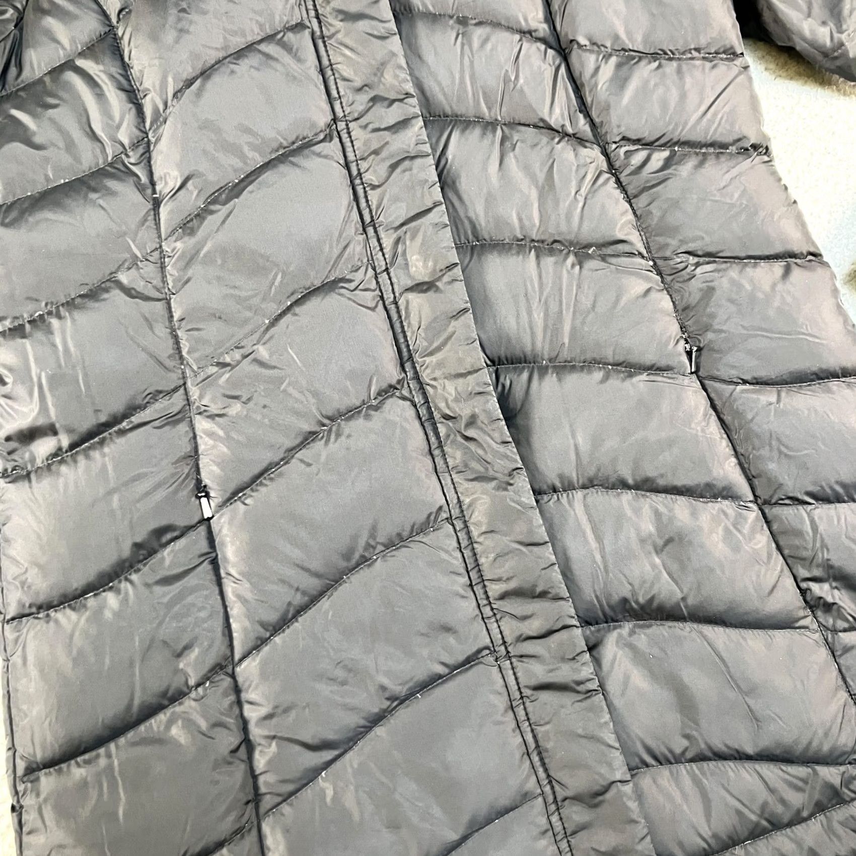 The North Face The North Face Puffer Coat Womens Small Black Down Insulated 600 Hooded Long Coat Size S / US 4 / IT 40 - 4 Thumbnail
