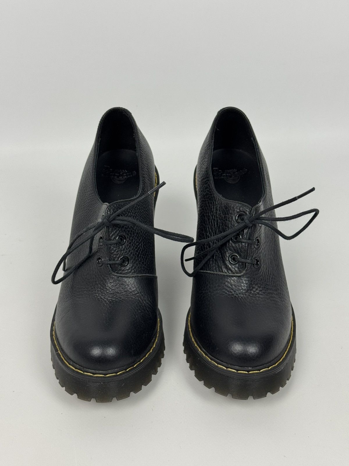Dr. Martens Dr. Martens Salome II Leather Platforms Heels Shoes Size US 10 / IT 40 - 4 Thumbnail