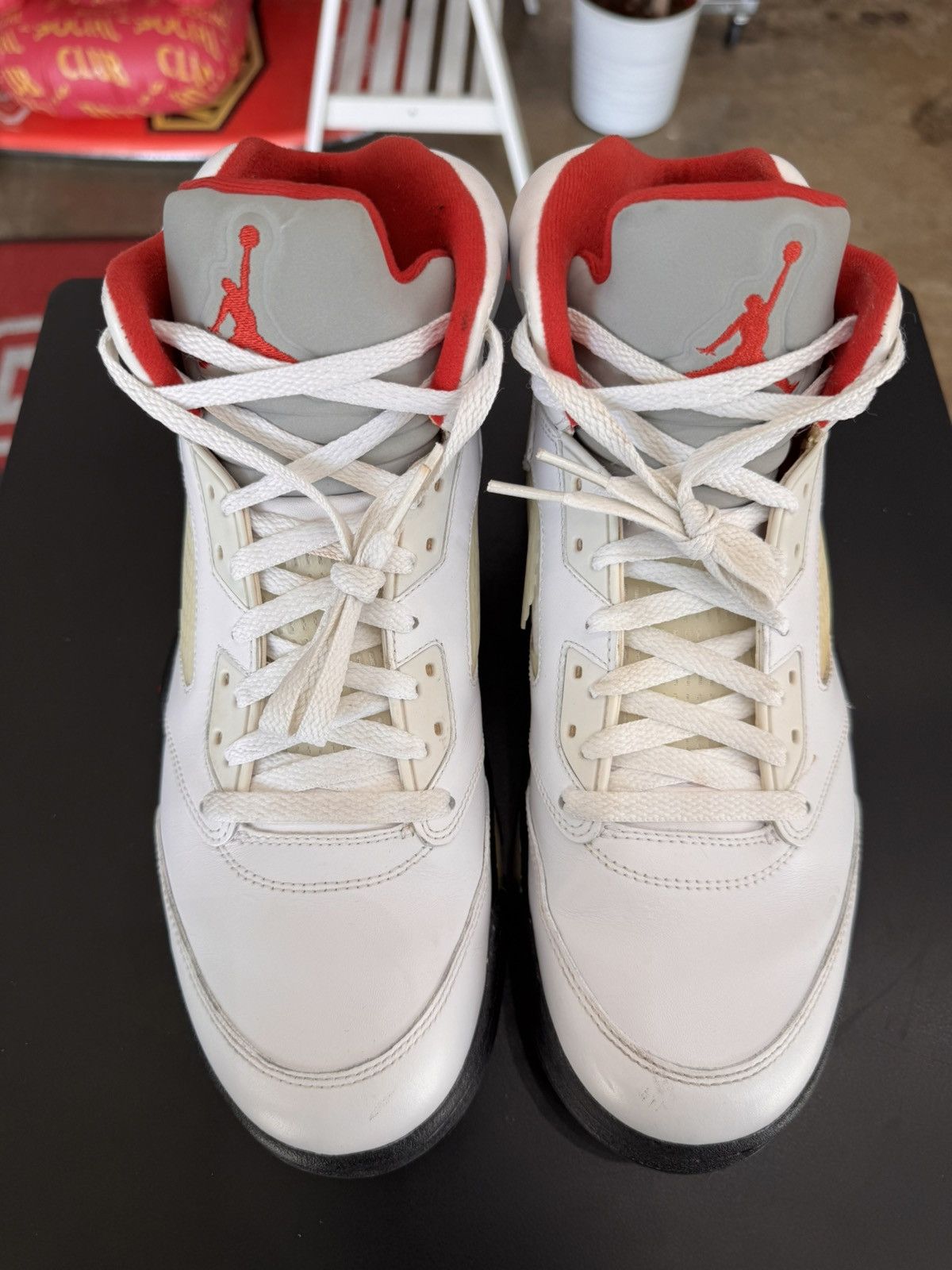 Jordan Brand Air Jordan 5 Fire Red Size 11.5 (2013) Size US 11.5 / EU 44-45 - 4 Thumbnail