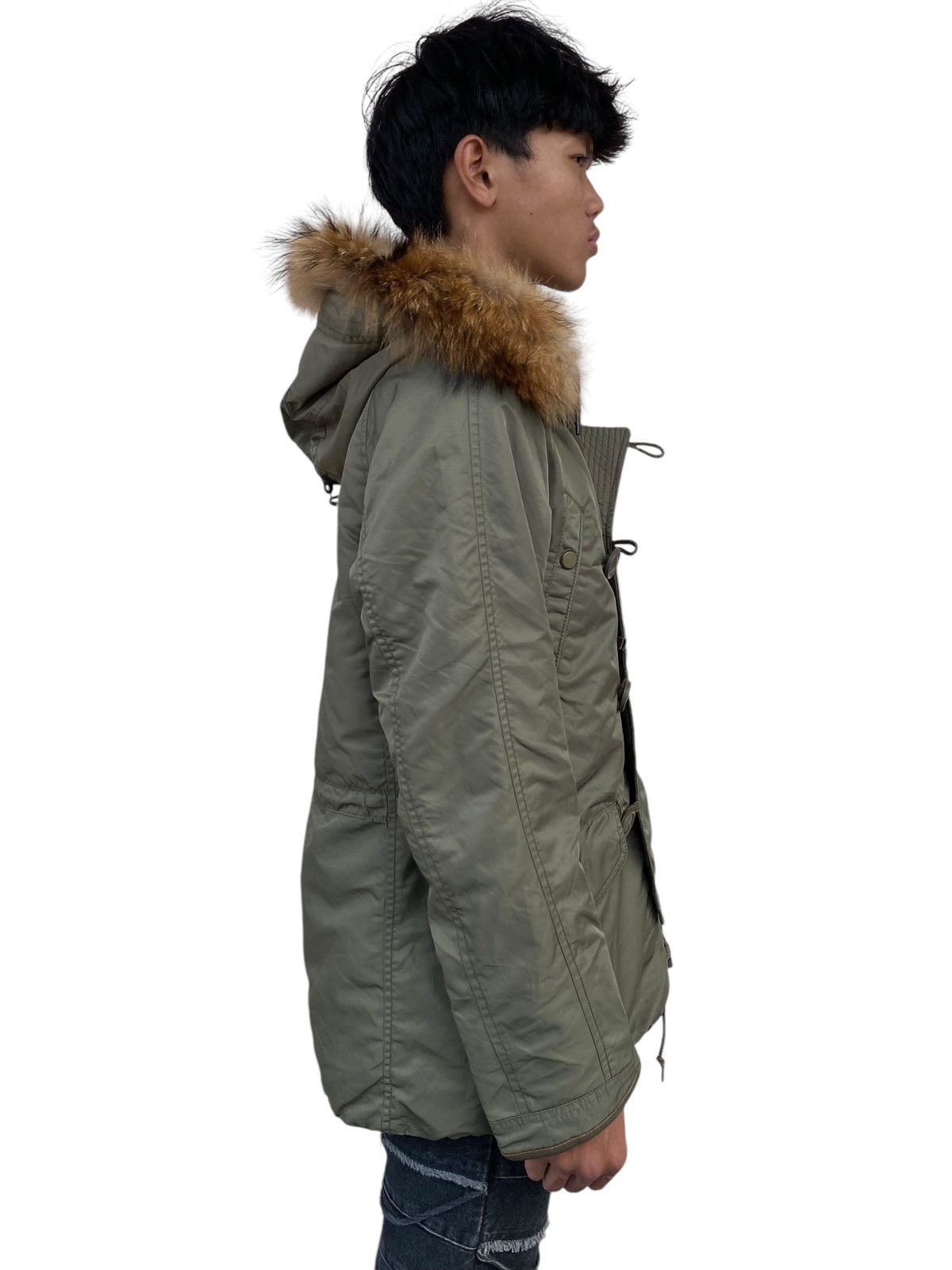 Japanese Brand 2000s GOA - Fur Hoodie Apocalypse Style Parka Jacket Size US M / EU 48-50 / 2 - 2 Thumbnail