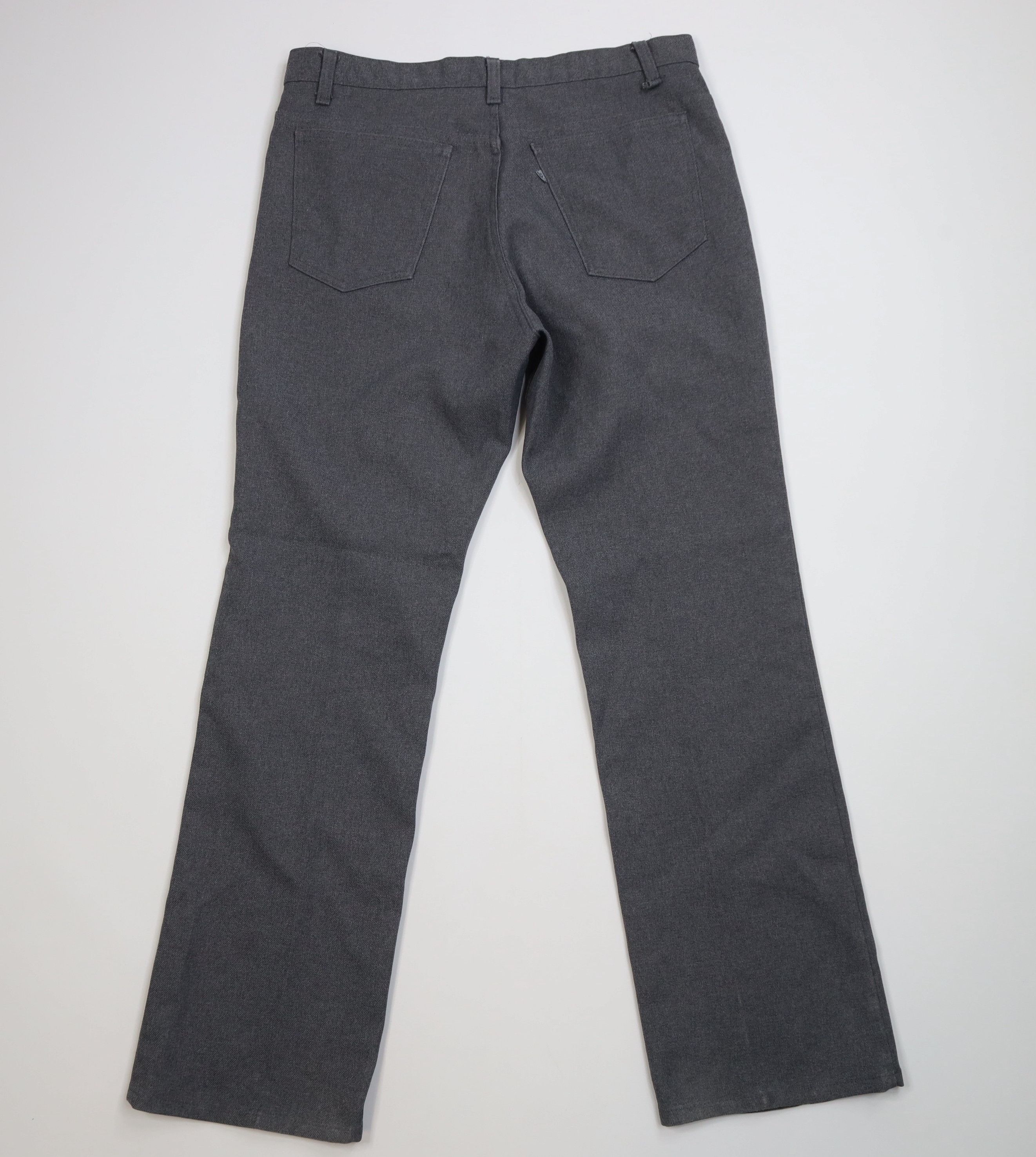 Levi's Vintage 90s Levis 517 Knit Flared Wide Leg Pants Gray USA Size US 36 / EU 52 - 10 Thumbnail