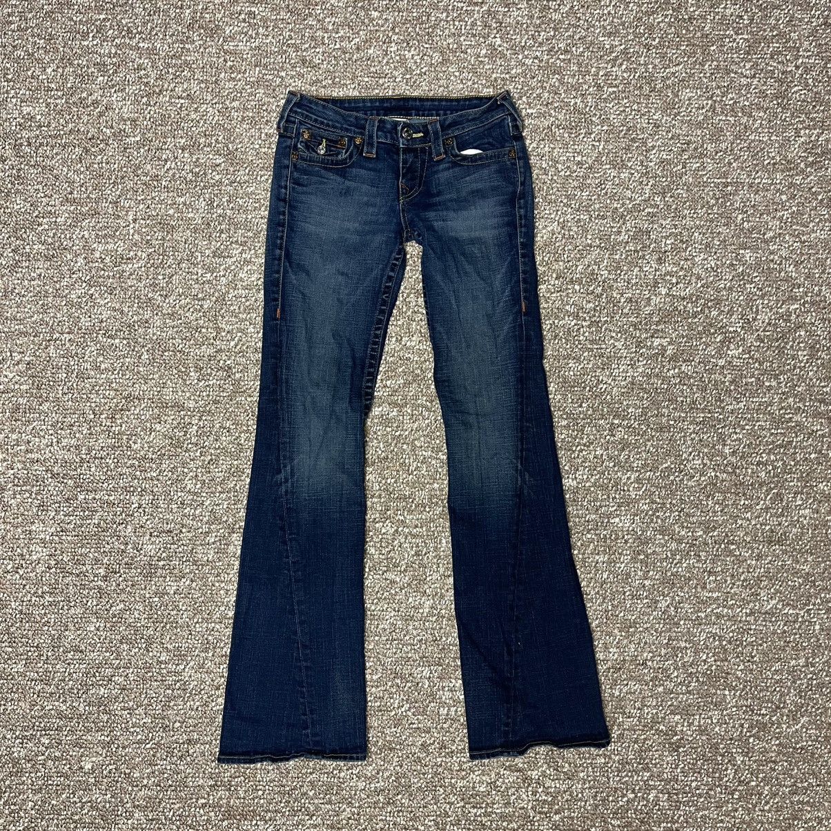 True Religion Y2K TRUE RELIGION Joey Big T Baggy Grunge JNCO Flared Jeans Size 28" / US 6 / IT 42 - 2 Thumbnail
