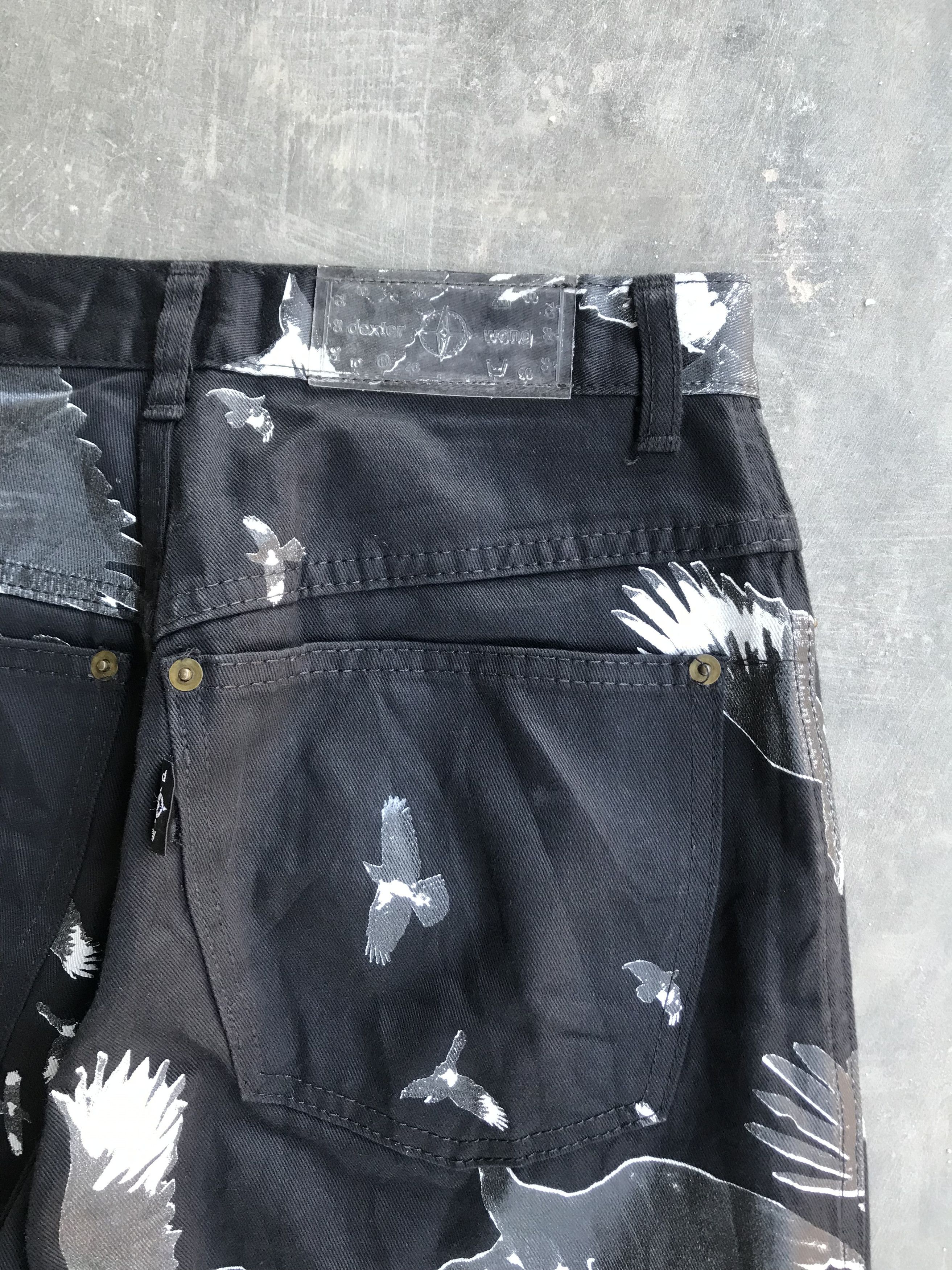 Dexter Wong 90s Dexter Wong All-Over Flying Birds Print Size US 28 / EU 44 - 18 Thumbnail