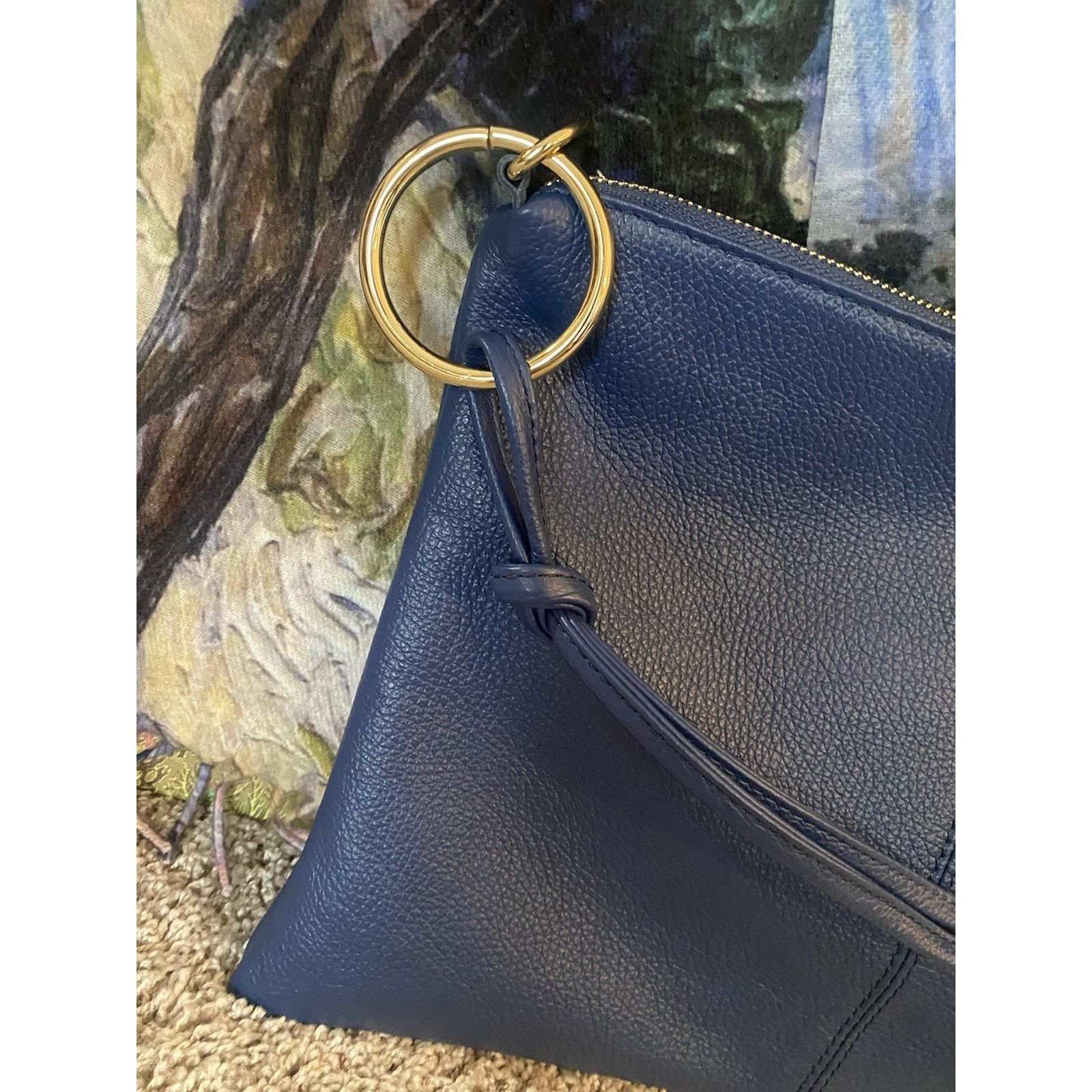 Other Italian made leather blue handbag,New, by Borse in Pelle Size ONE SIZE - 7 Thumbnail