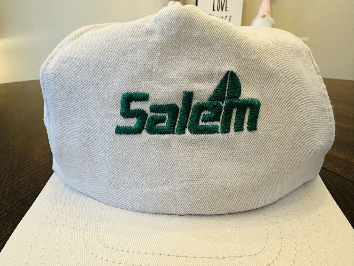 Other Vintage Salem Cigarette Snapback Hat White w/ Green Logo Size ONE SIZE - 2 Thumbnail