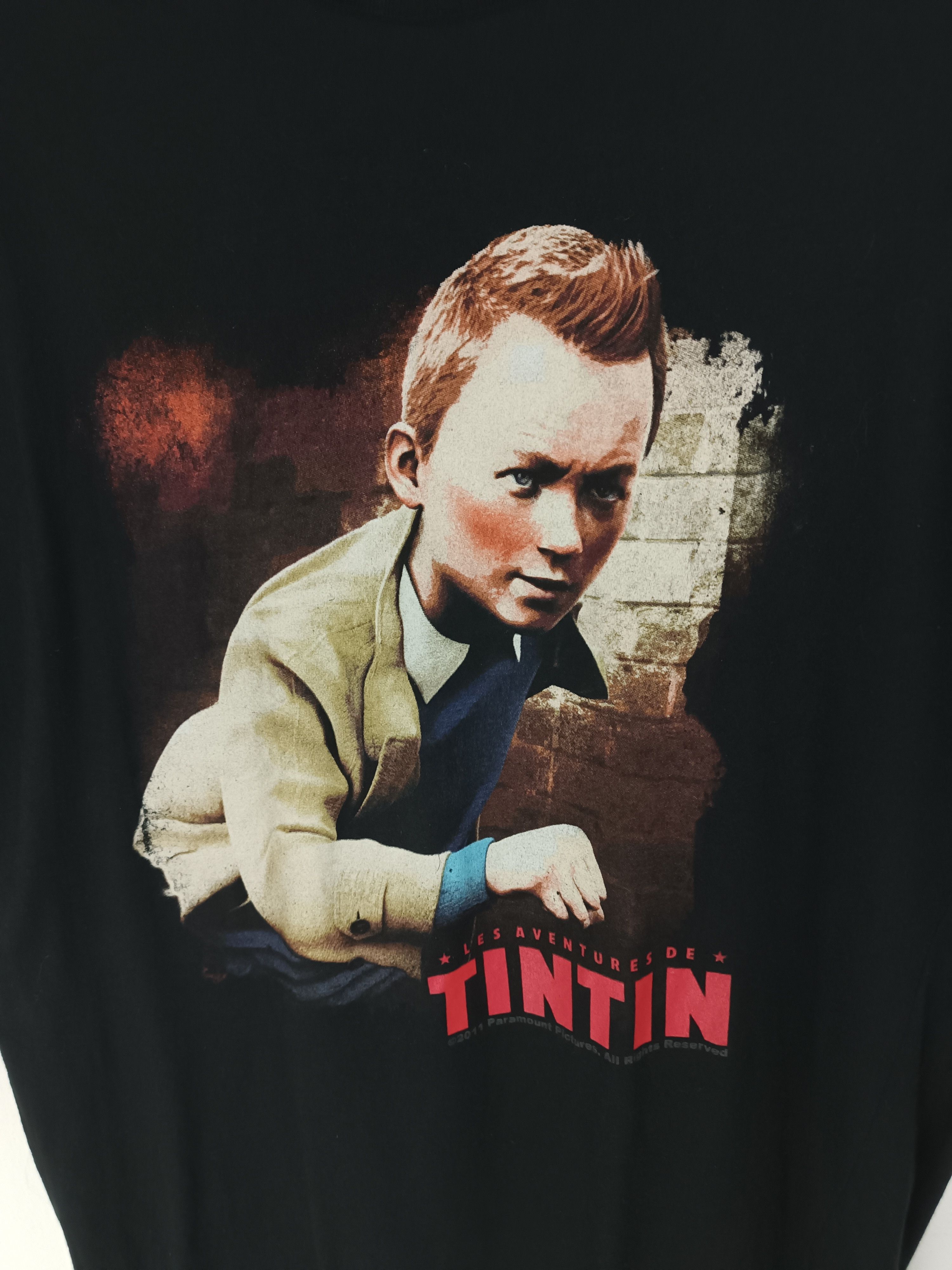 Vintage VINTAGE 2011 THE ADVENTURE OF TINTIN FRANCE PROMO VERY RARE Size US L / EU 52-54 / 3 - 11 Thumbnail