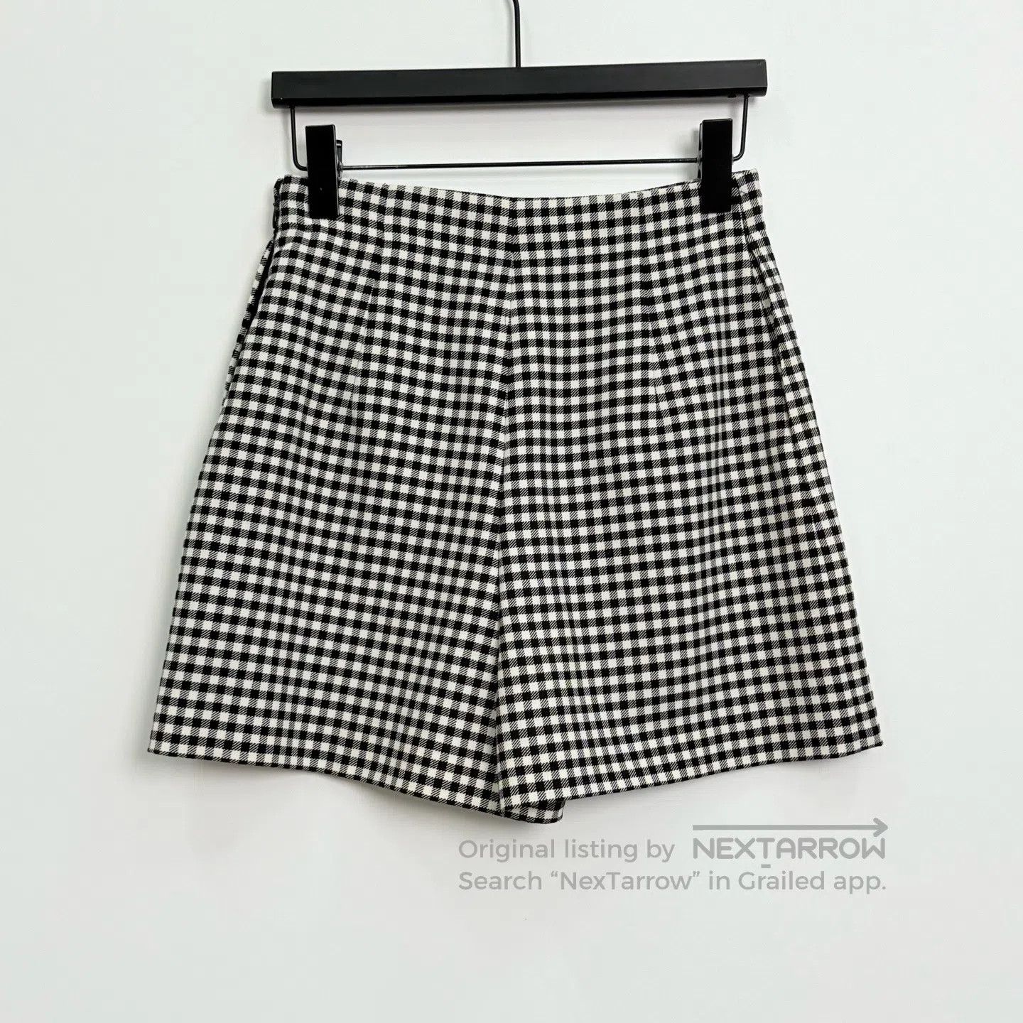 Dior Dior Plaid Mid-Rise Slim Short Pants| Size 35" - 3 Thumbnail