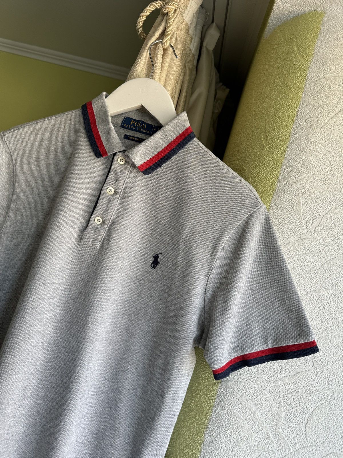 Polo Ralph Lauren Polo Ralph Lauren Grey Shirt Polo Embroidered Size US M / EU 48-50 / 2 - 8 Thumbnail