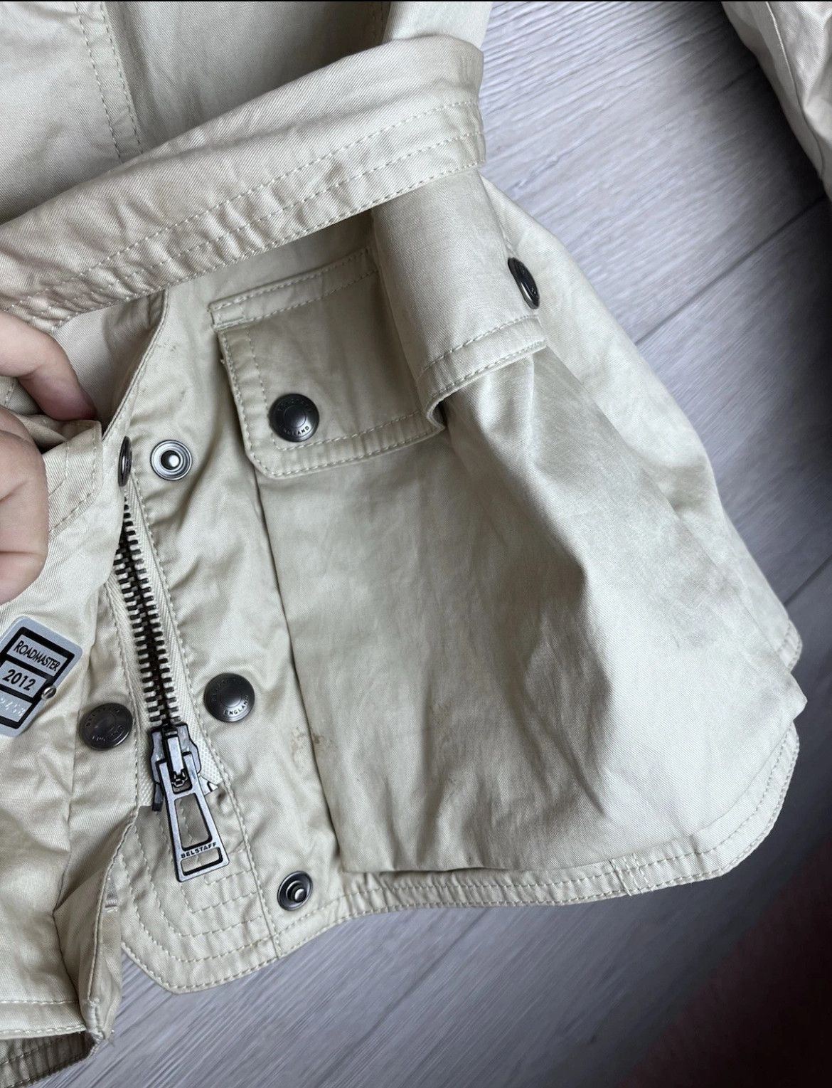 Belstaff BELSTAFF Belted Jacket Gray Nylon Women's Multipocket Size M / US 6-8 / IT 42-44 - 9 Thumbnail