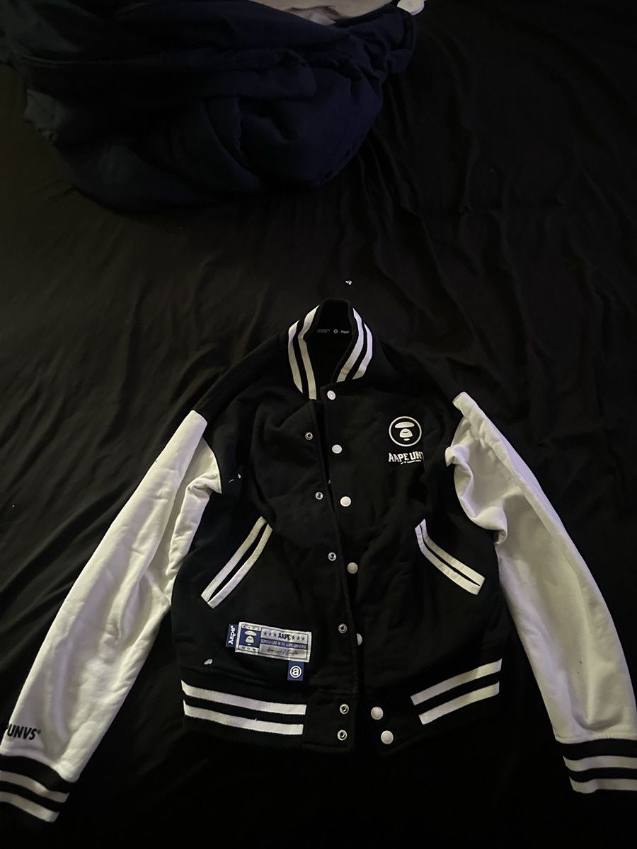Aape × Bape Bape varsity jacket Size US M / EU 48-50 / 2 - 3 Thumbnail