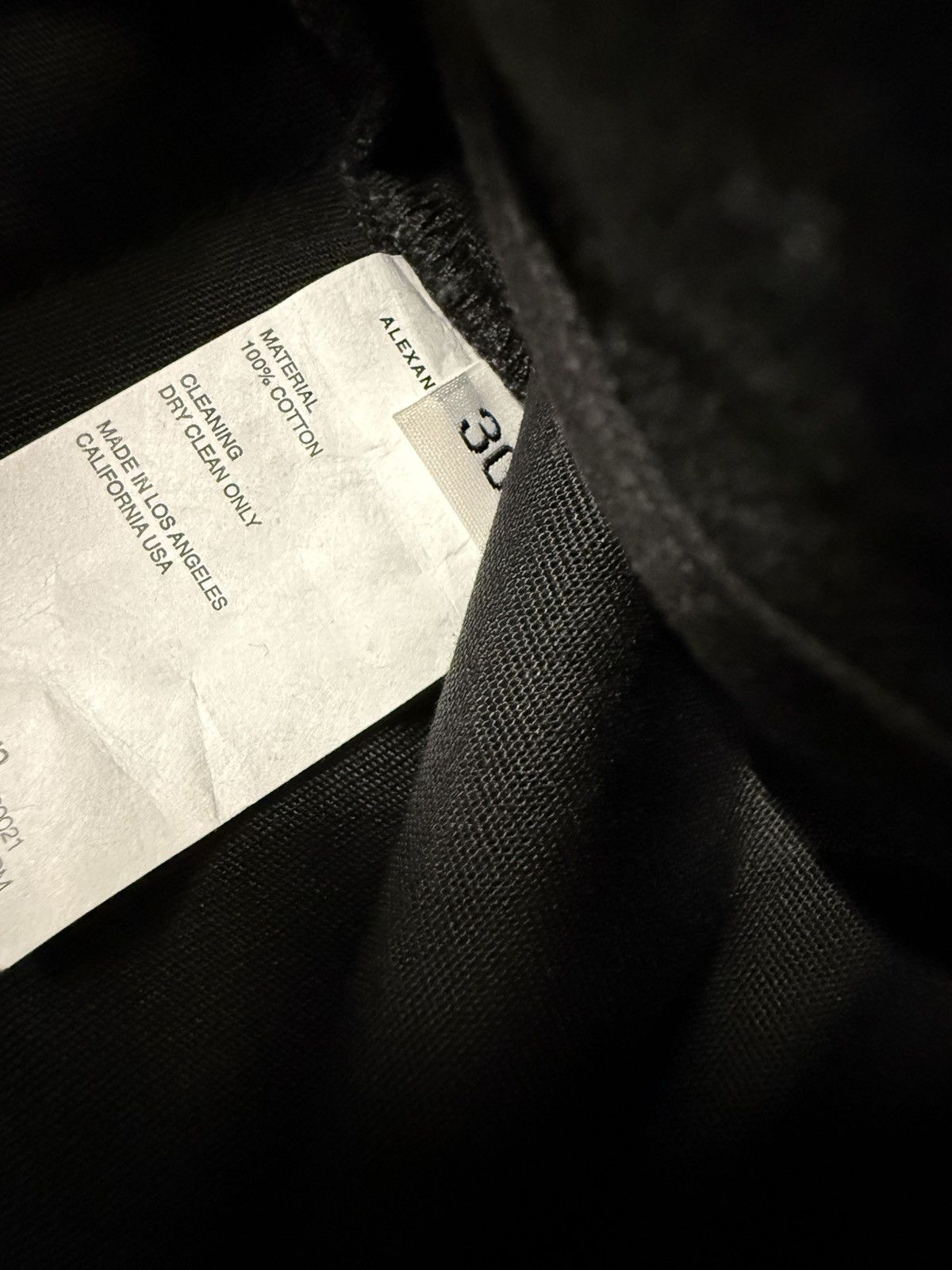 ALEXANDER DIGENOVA Alexander Digenova Black Limo Pants Size US 30 / EU 46 - 4 Thumbnail